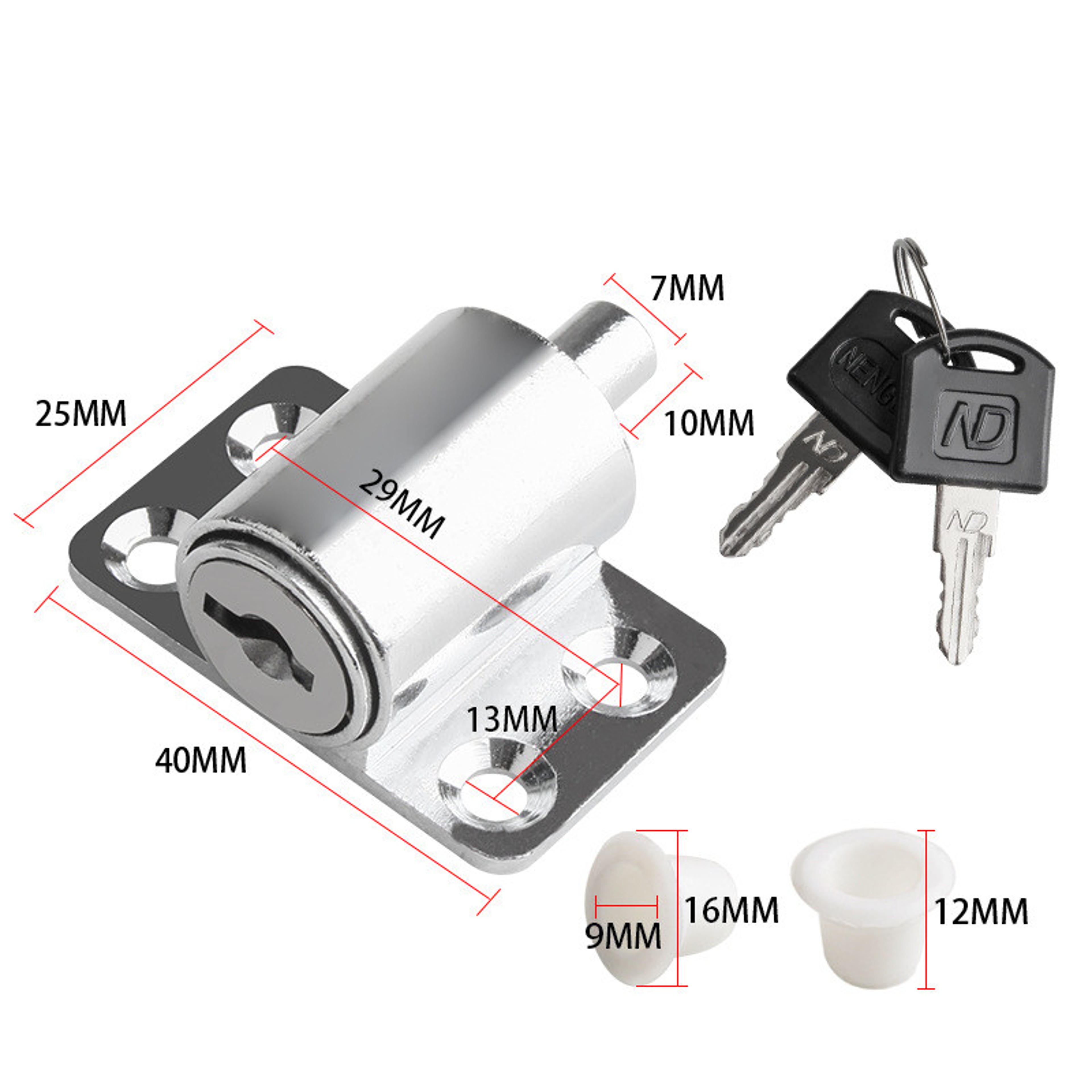 Child Safe Sliding Window  Door Security Lock With Keyed Anti Theft Protection 4