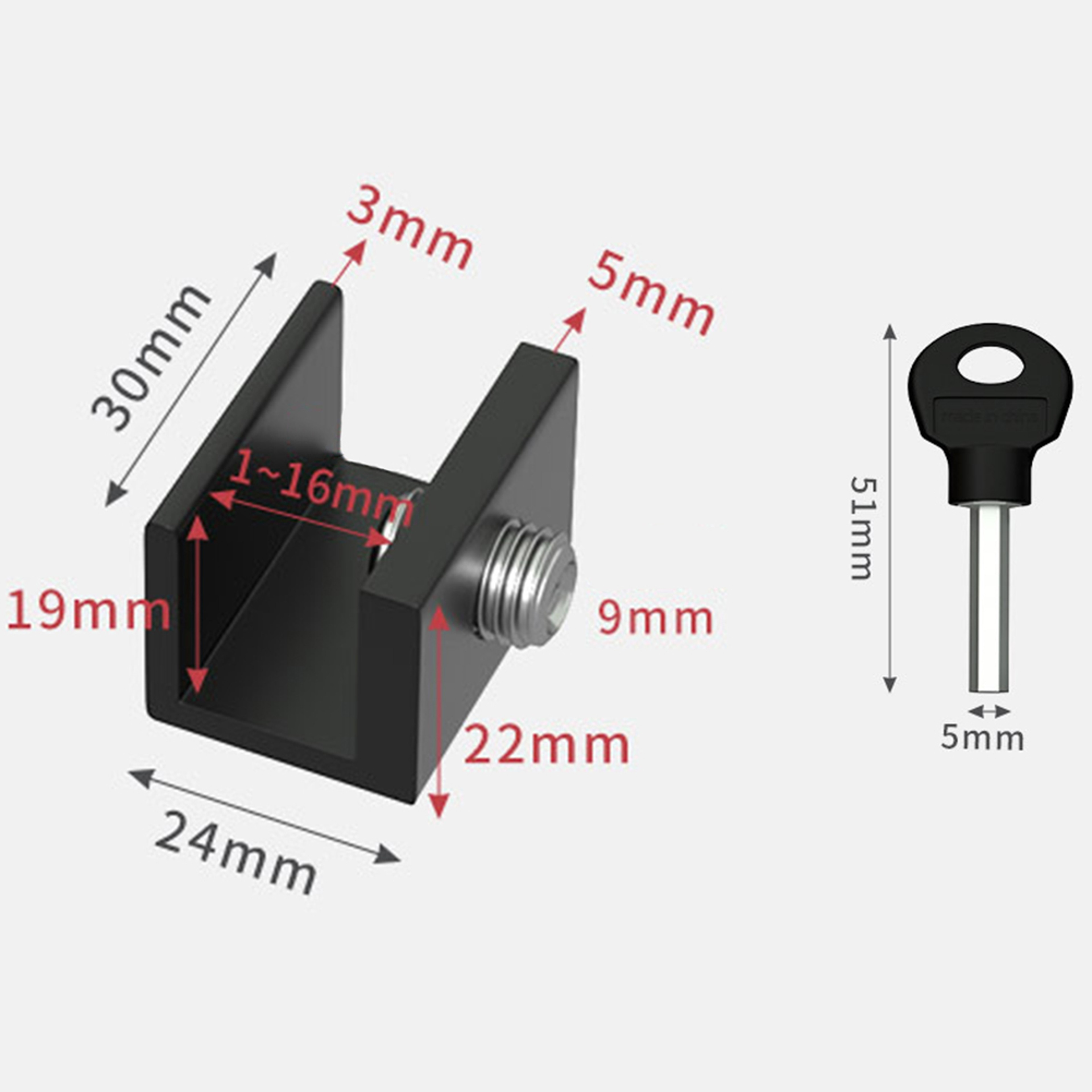 Premium Adjustable Window Safety Lock for Sliding Doors & Kids Protection – view 6