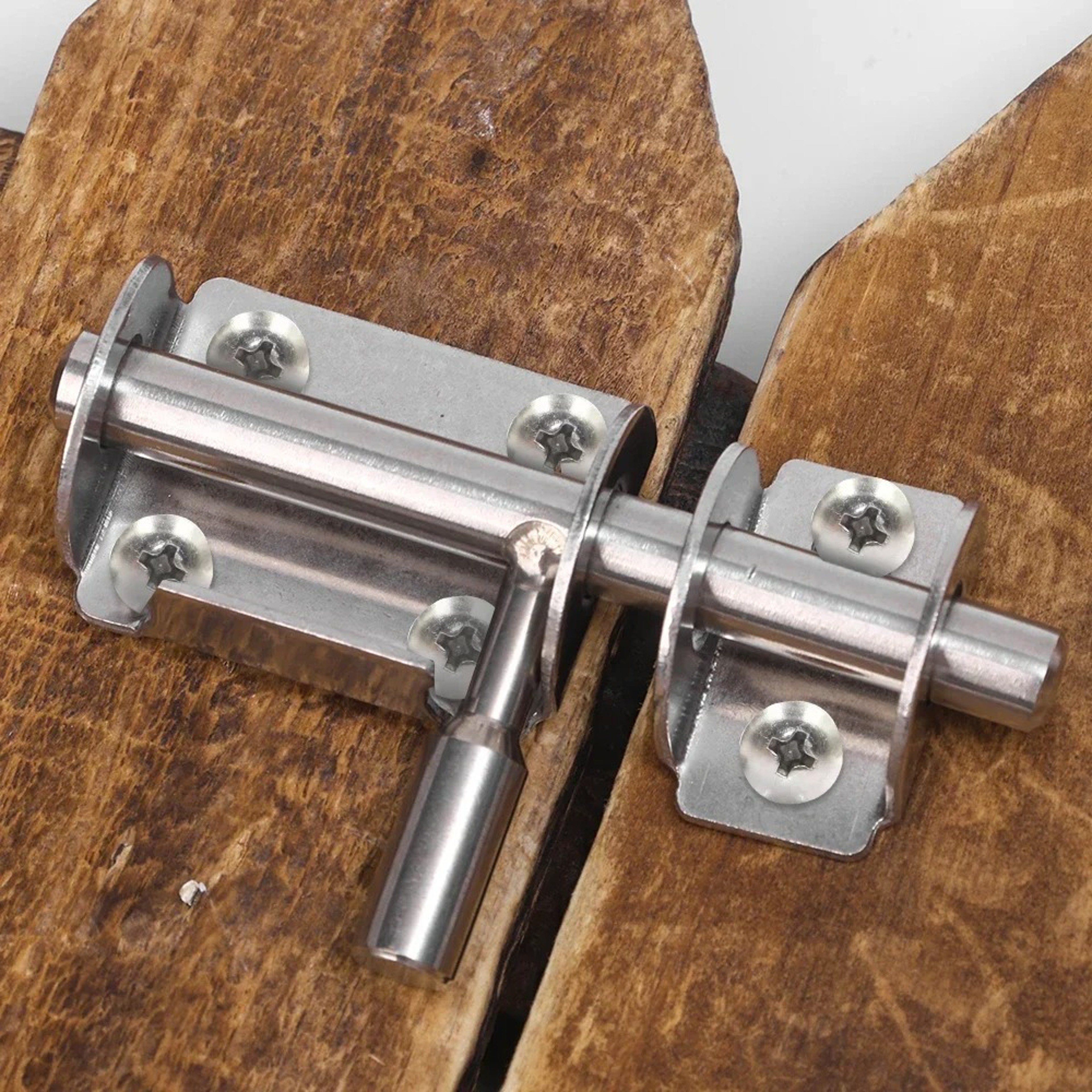 Heavy Duty Sliding Door Latch Security Bolt Lock For Gates Bathroom Doors  Cabinets 3