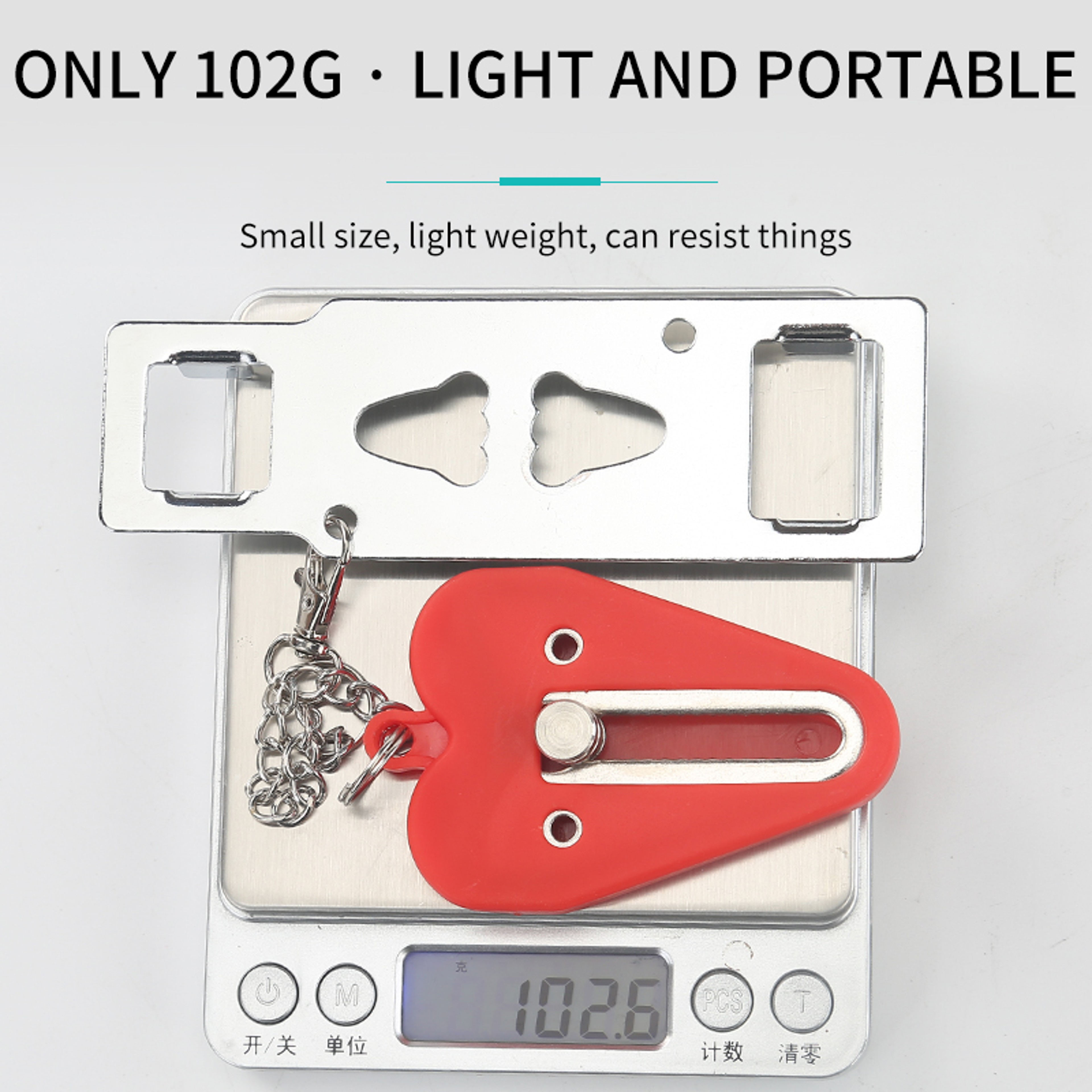 Portable Door Lock & Travel Security Latch for Hotels and Apartments – view 5