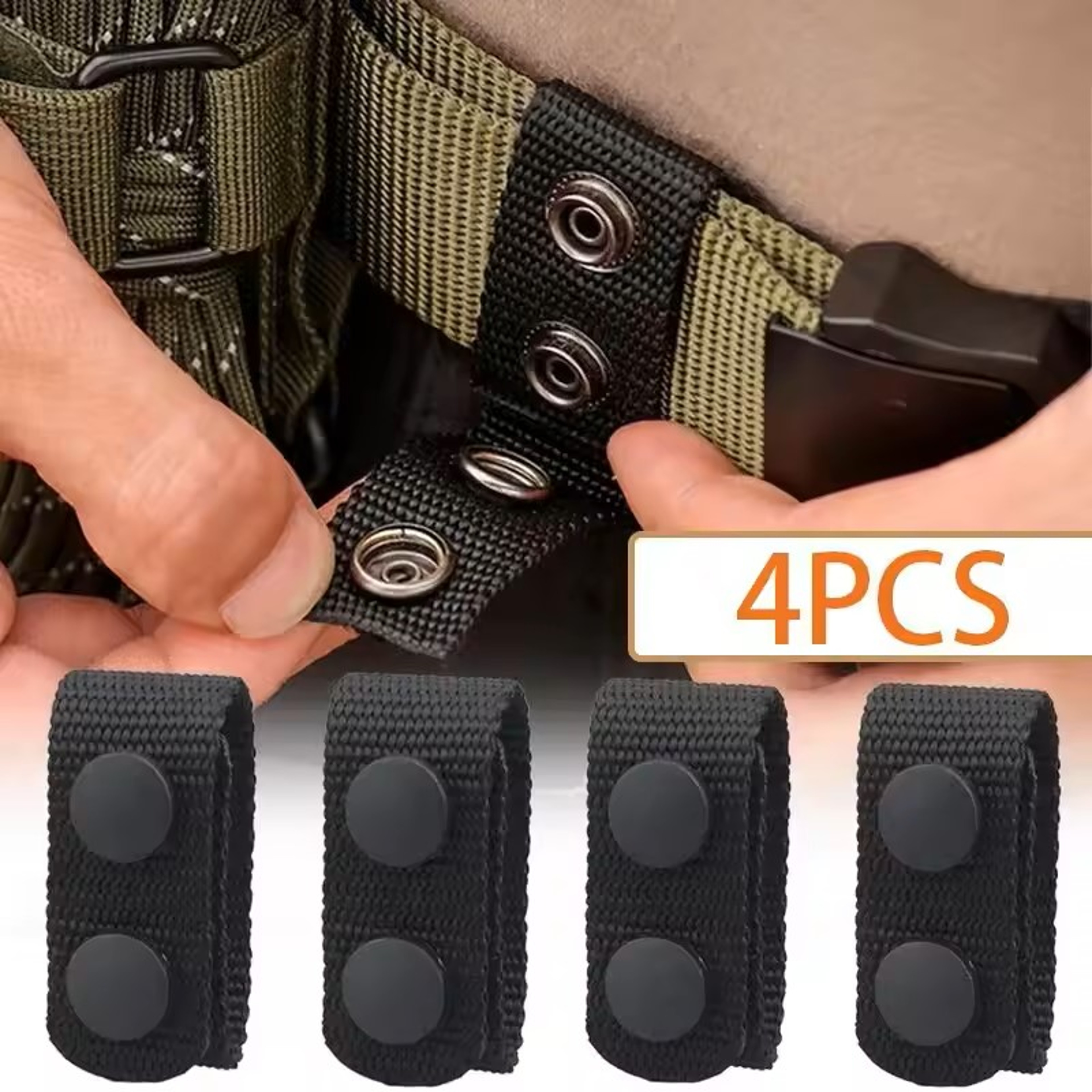 Tactical Belt Keeper Clips Heavy Duty Nylon Belt Buckles For Outdoor Gear Organization 0