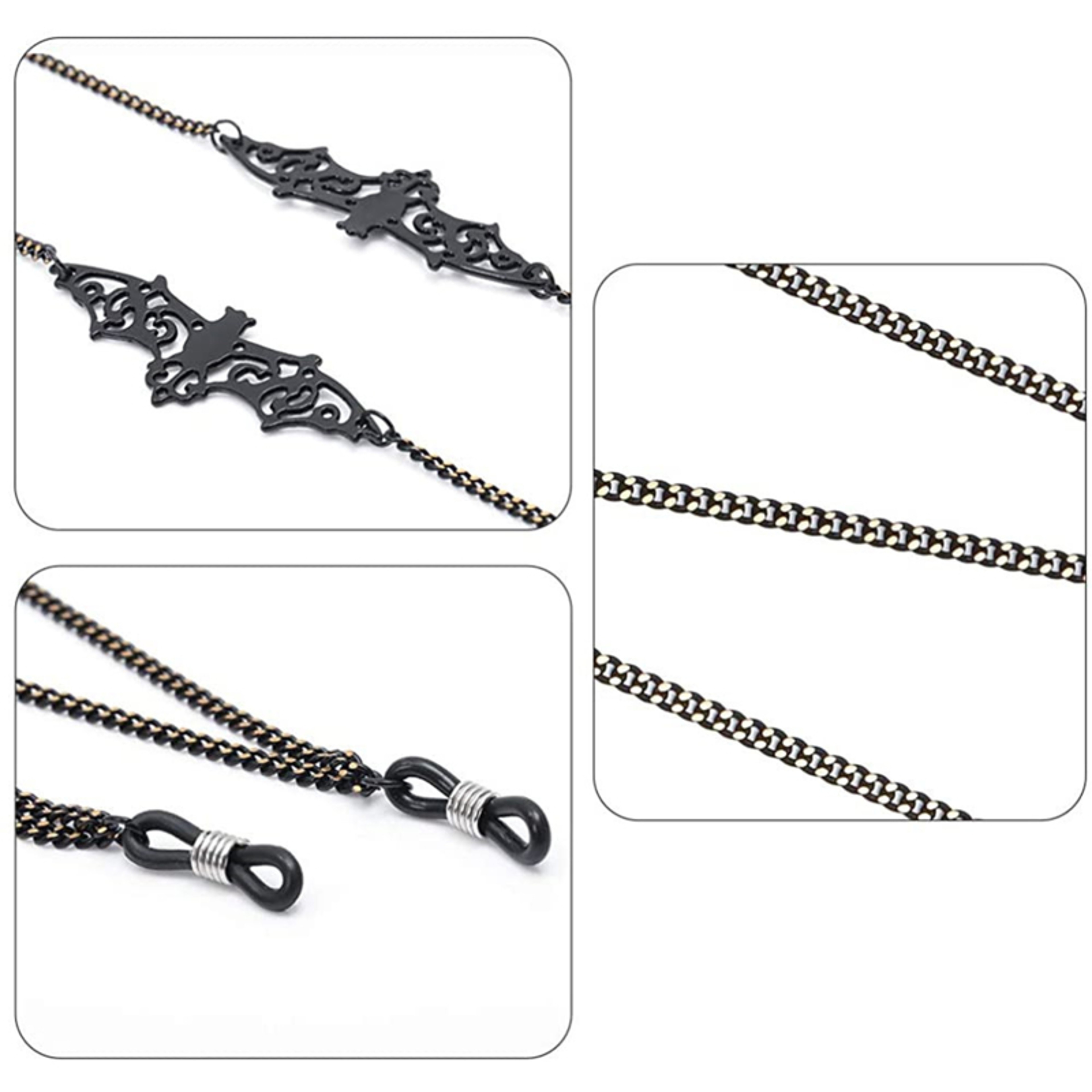 Bat Charm Eyeglass Chain Necklace Stylish Glasses Chain For Sunglasses  Eyewear 5