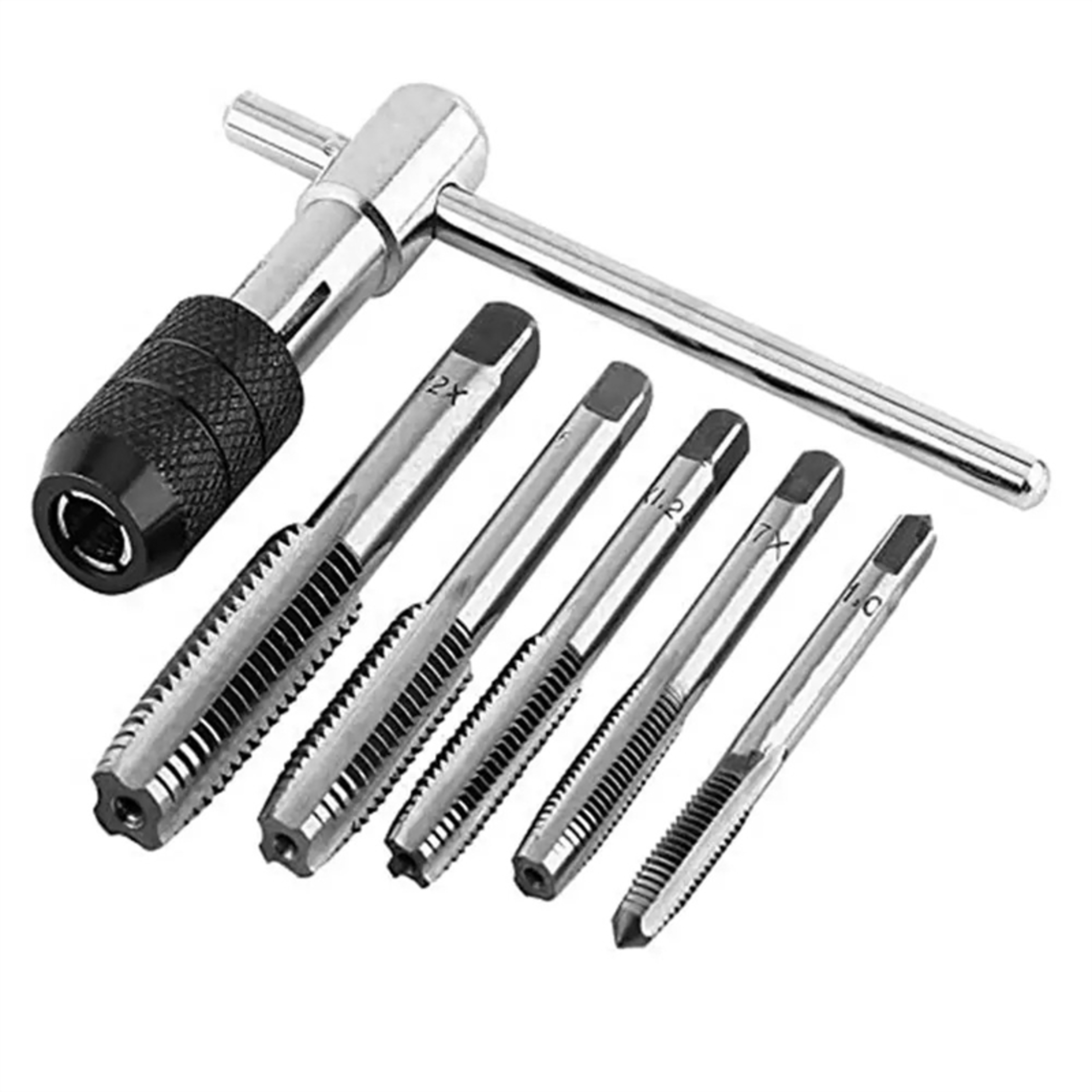 Adjustable T Handle Tap Wrench Set Thread Taps for Precision Threading – view 1