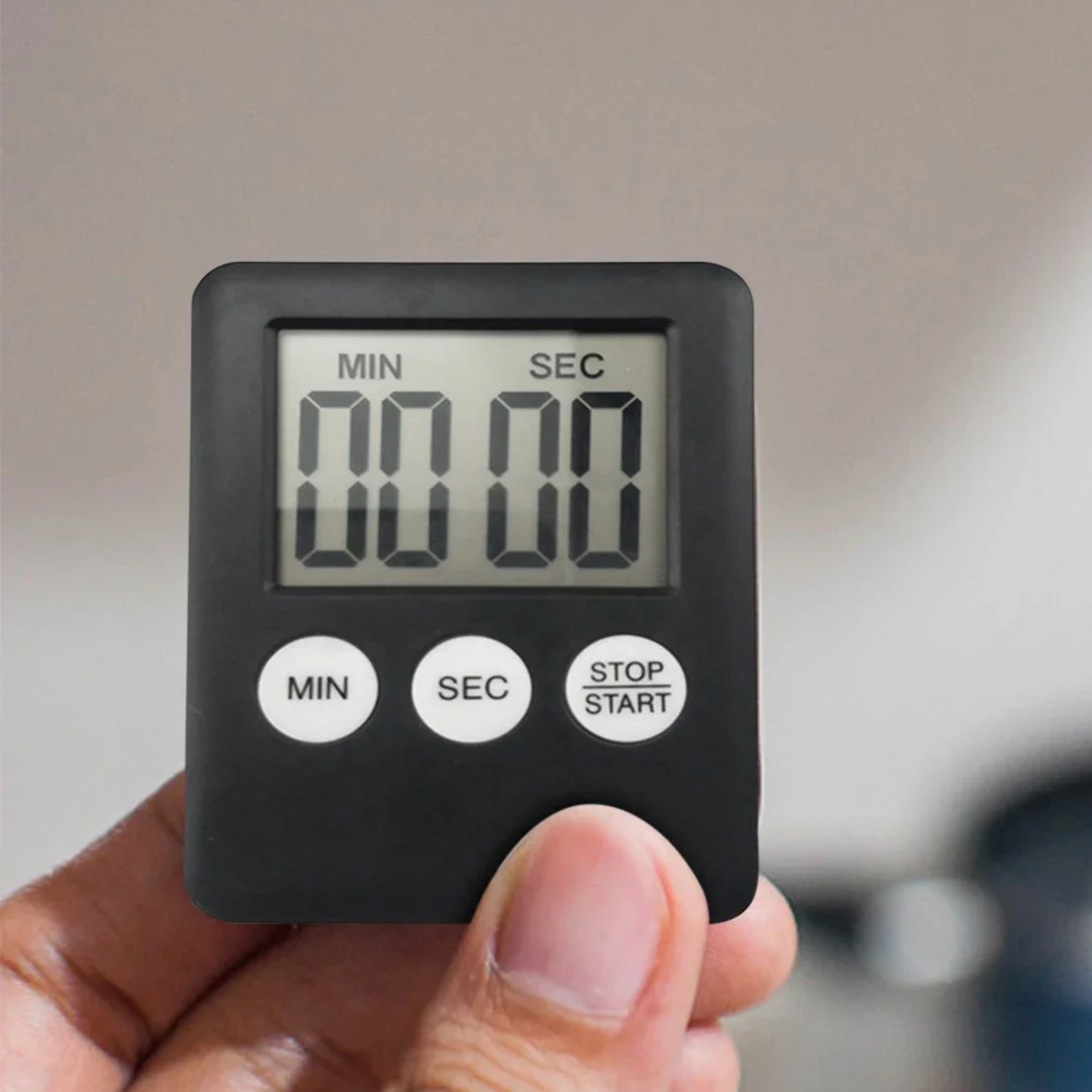 Mini Digital Kitchen Timer with LCD Display Magnetic Stopwatch for Cooking, Baking & Exercise – view 6