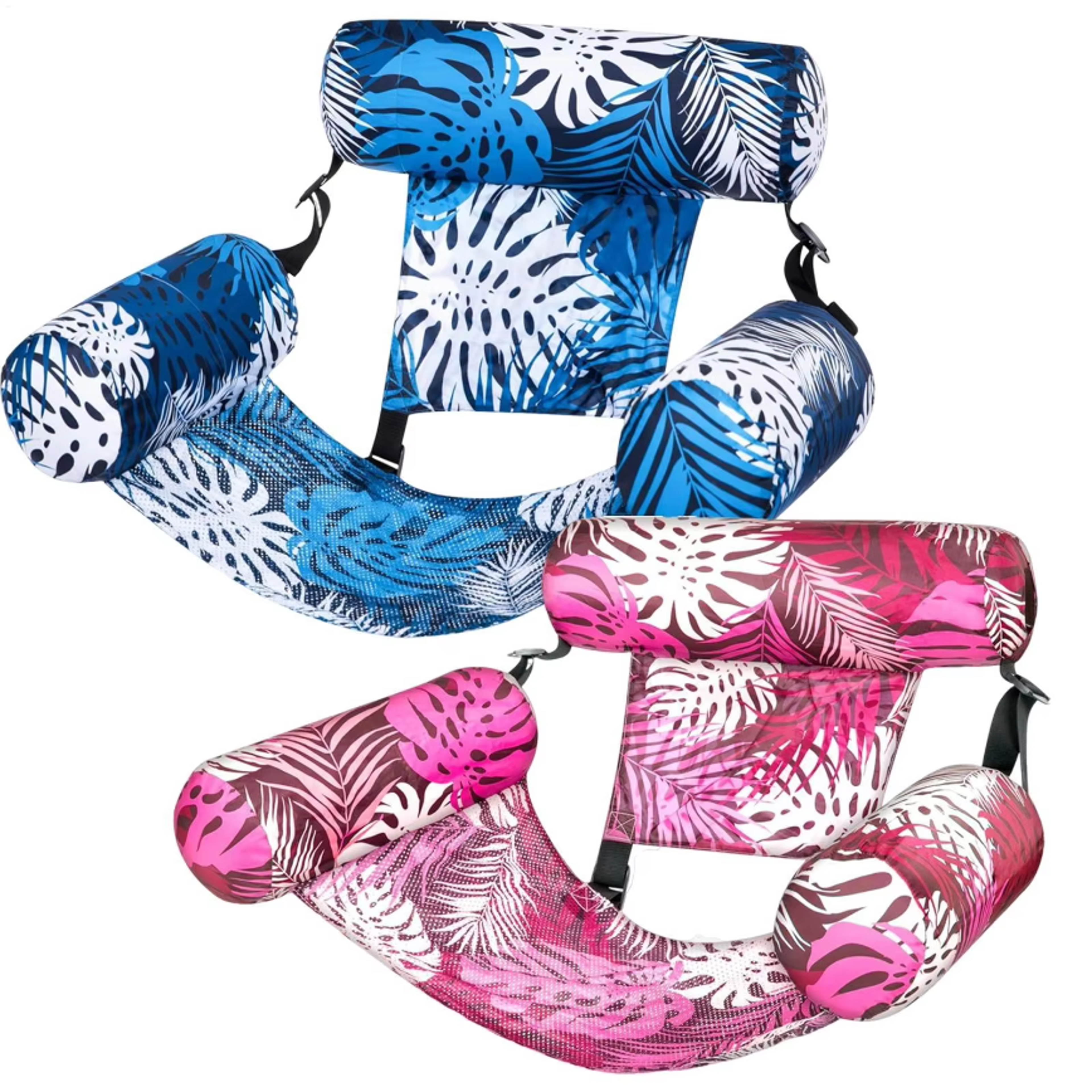 Aqua Cloud Foldable Pool Hammock Float Chair for Adults with Mesh Reclining Water Lounge – view 1