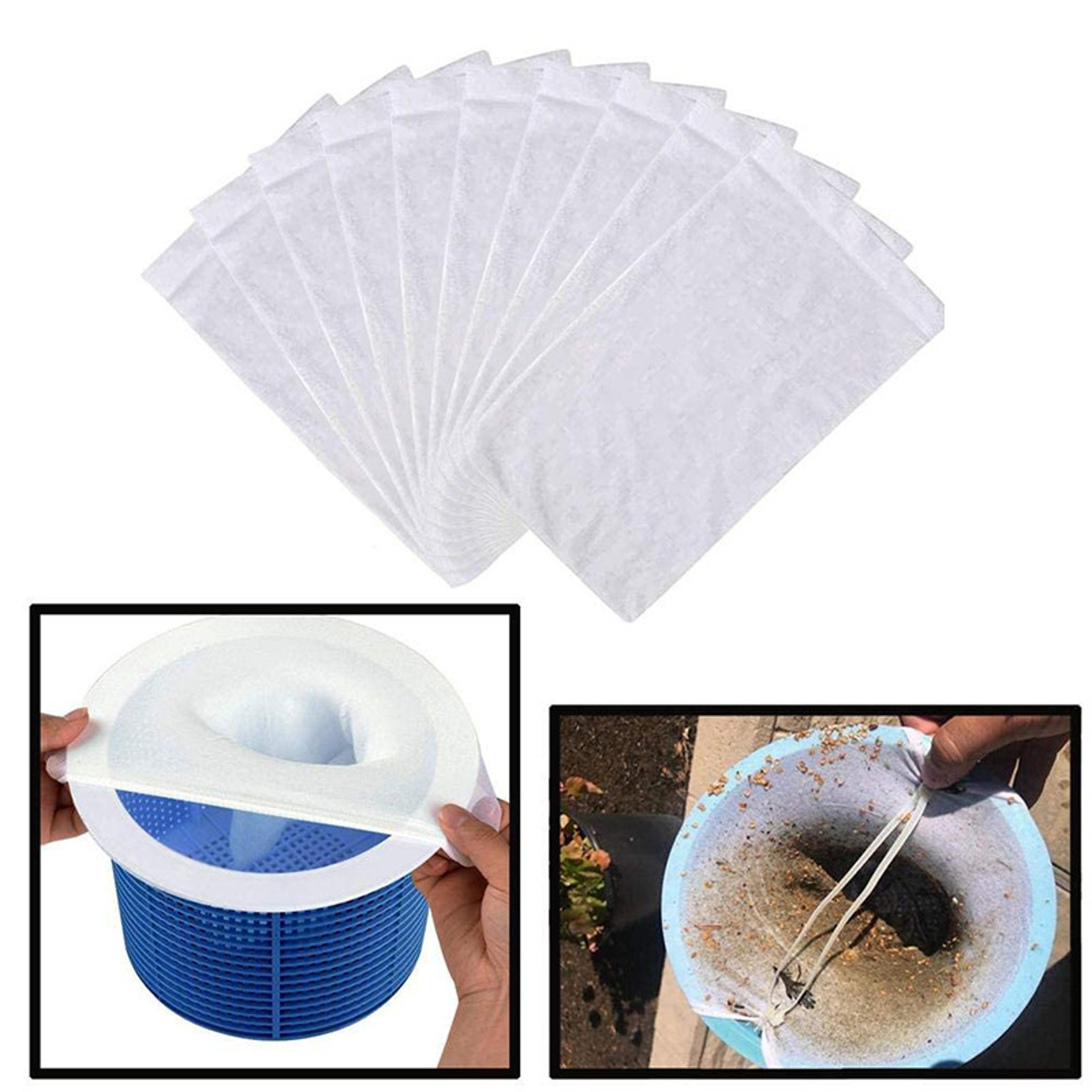 Pool Skimmer Filter Socks For Cleaner Water  Longer Filter Life 3