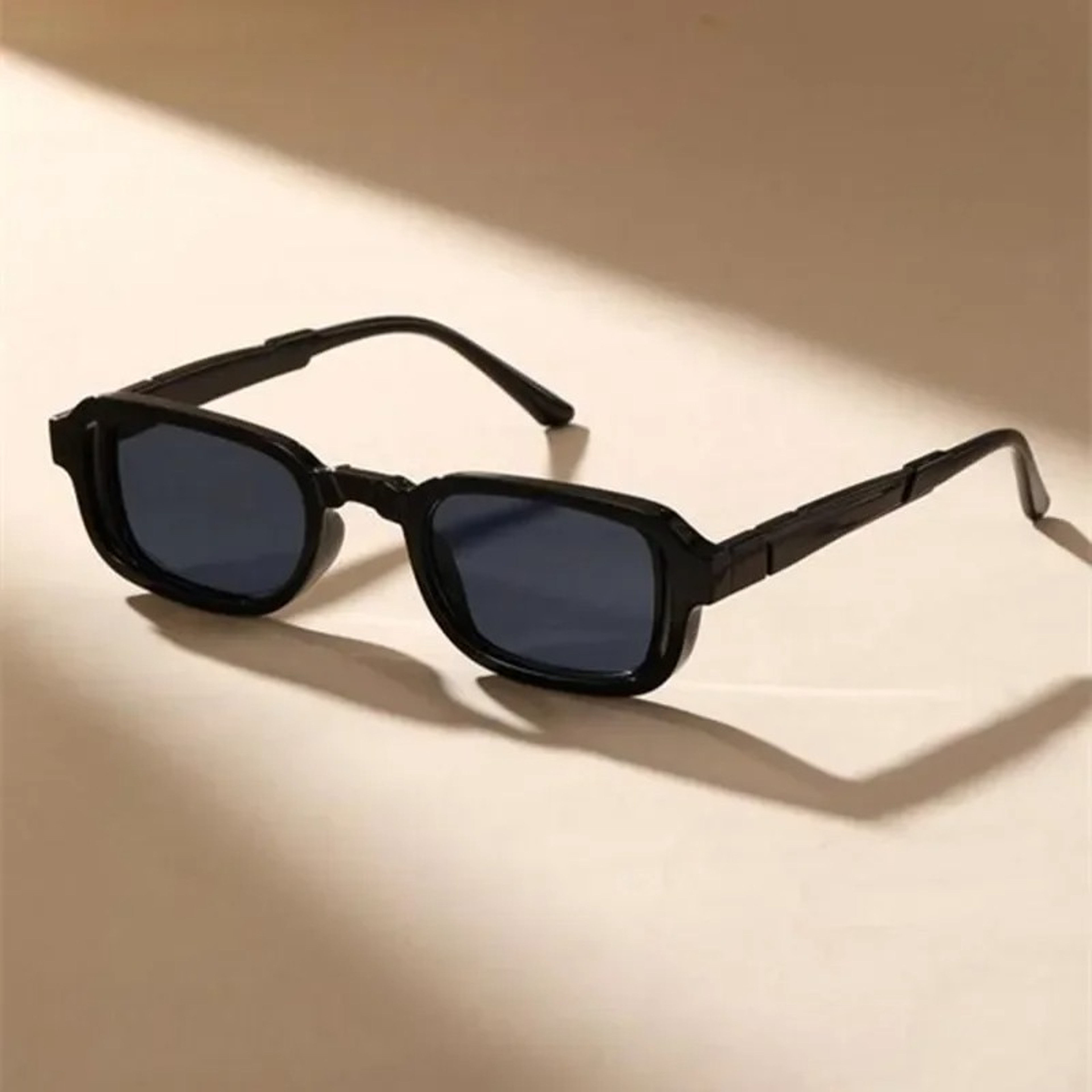 Vintage Rectangle Designer Sunglasses for Women and Men Anti Glare Shades – view 10