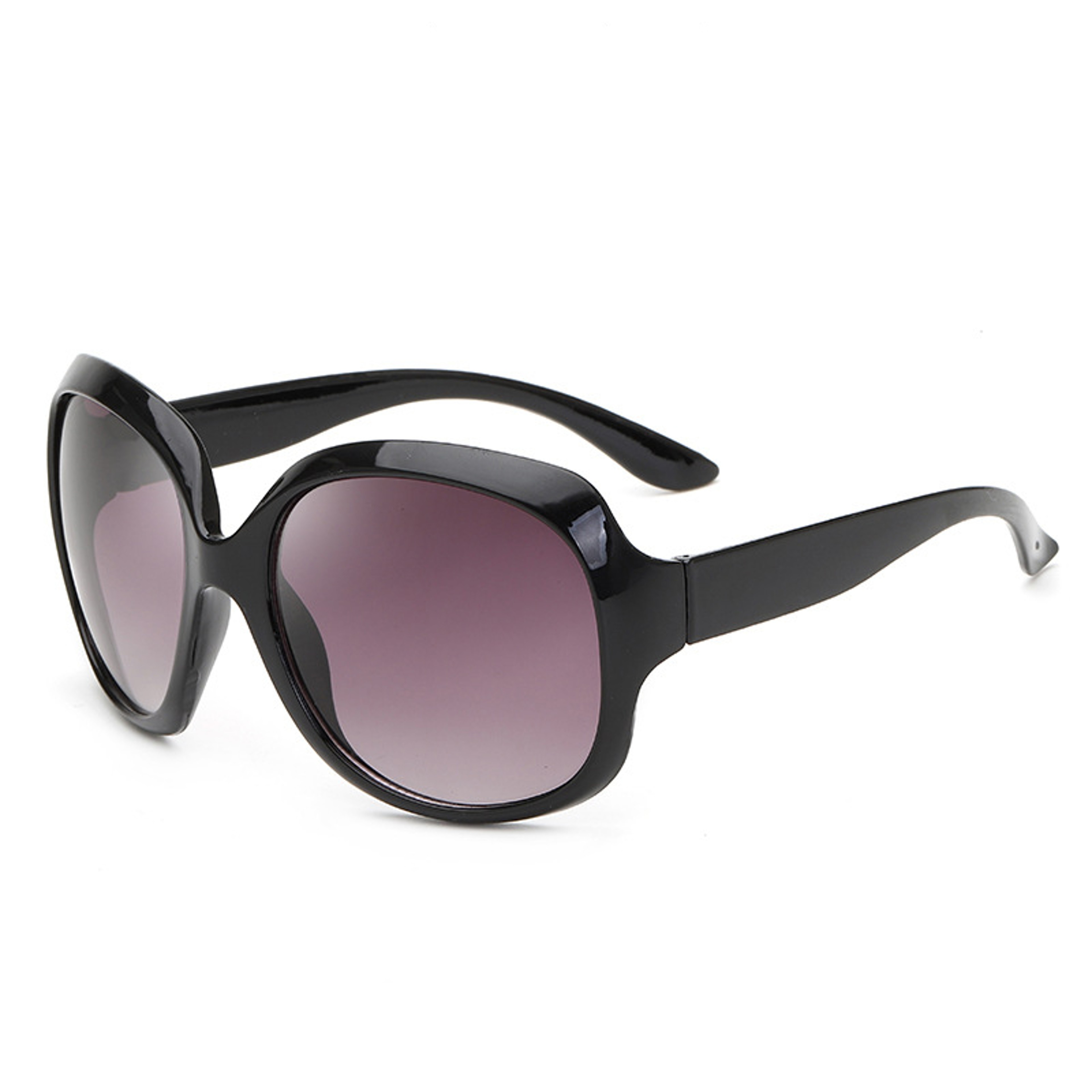 Oval Designer Sunglasses For Women Vintage Black Shades 4