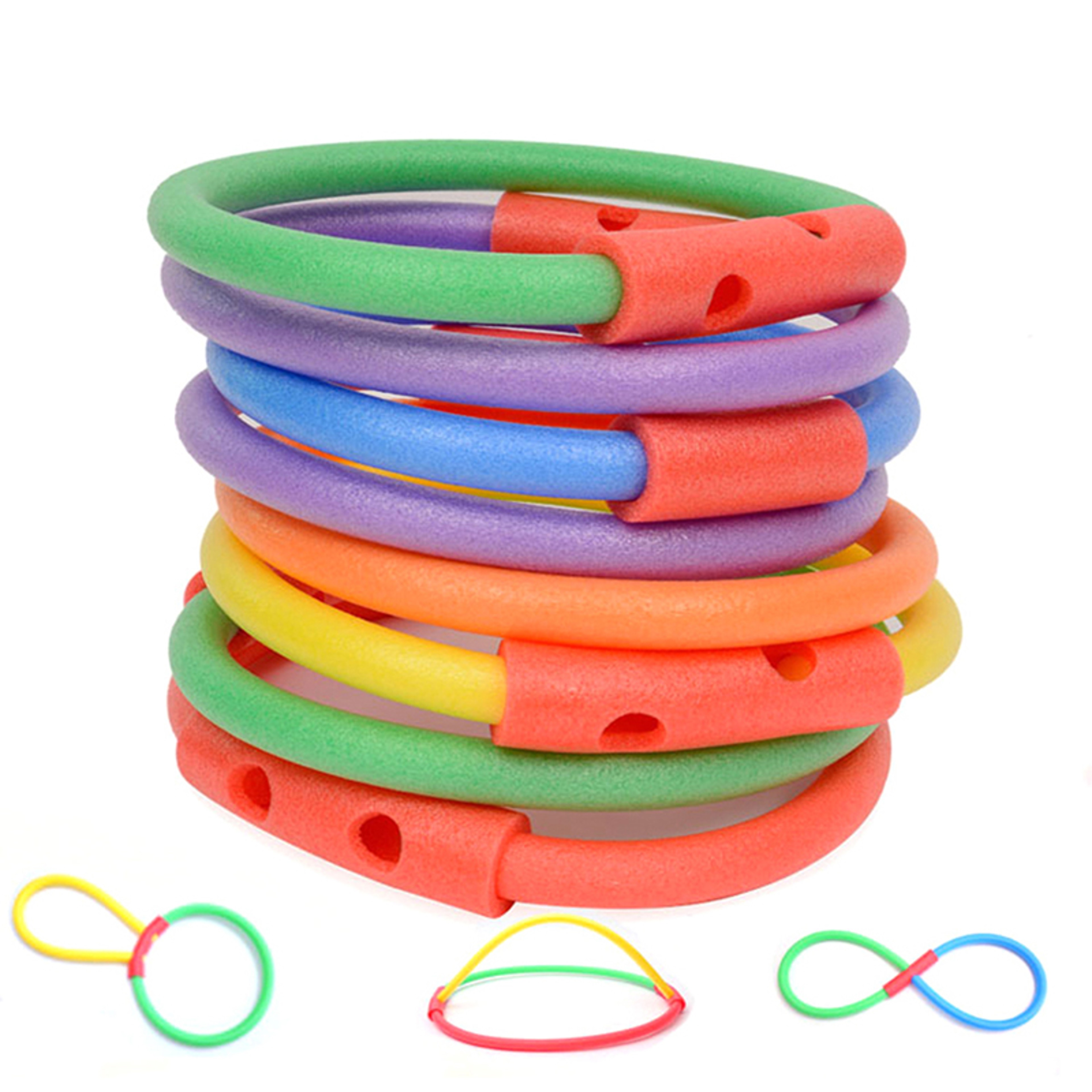 Pool Noodle Connector Floating Foam Ring Swim Aid for Kids & Pool Fun – view 4