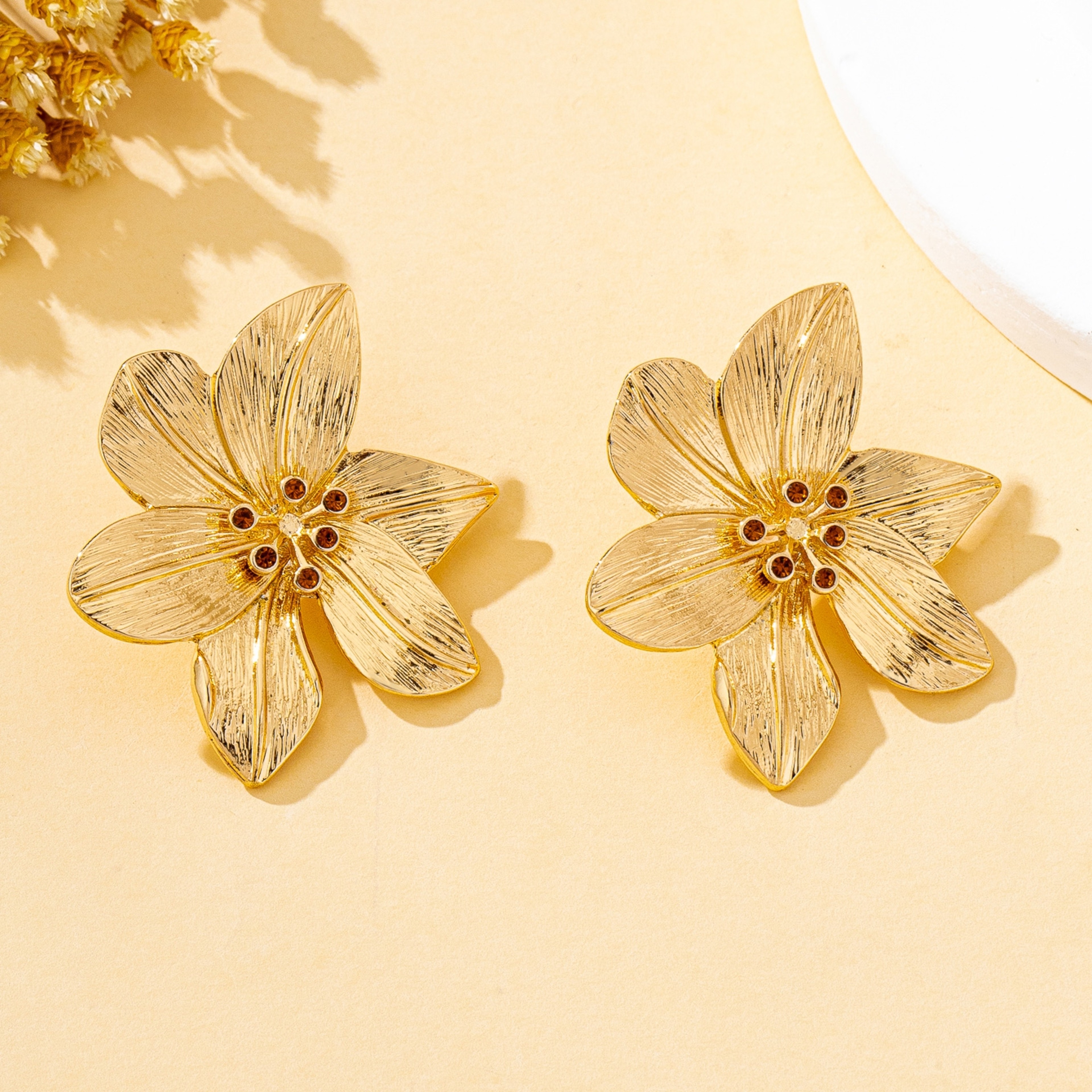 Bloom Spark Floral Statement Earrings for Women – view 8