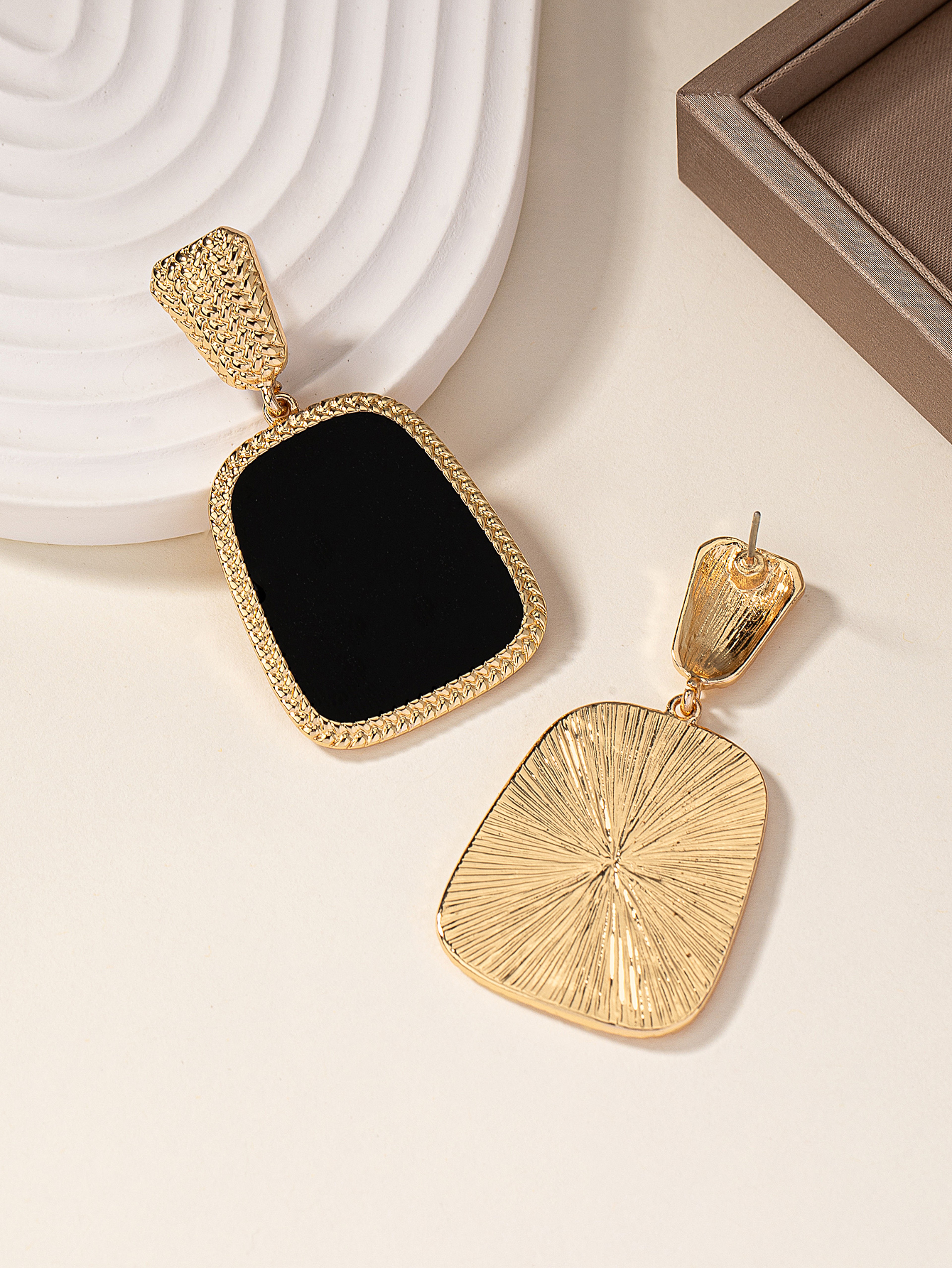 Boho Summer Drop Earrings for Women Lightweight Statement Dangle Jewelry – view 4
