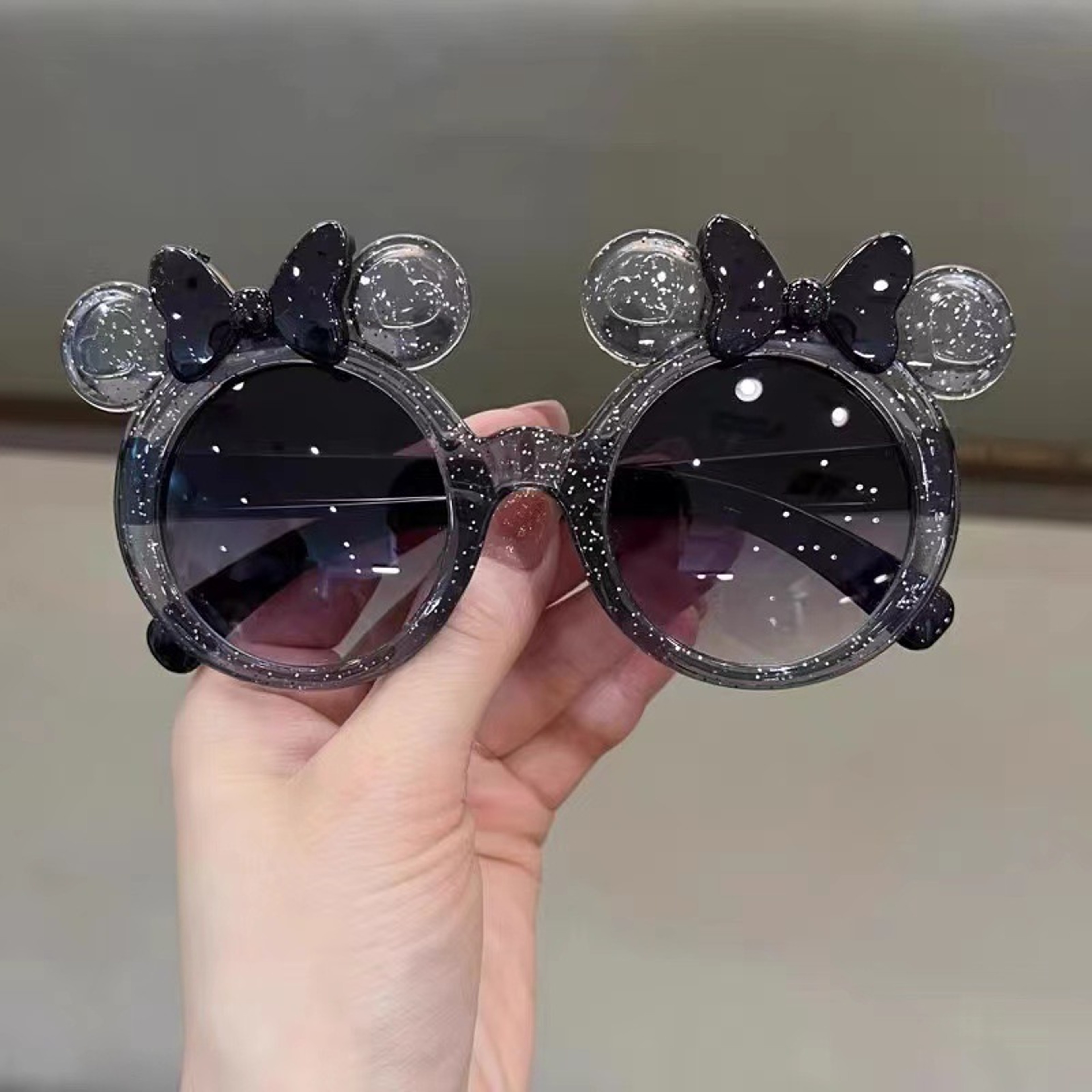 Sparkle Bow Princess Kids Sunglasses Crystal Cartoon Fashion Shades For Girls 1