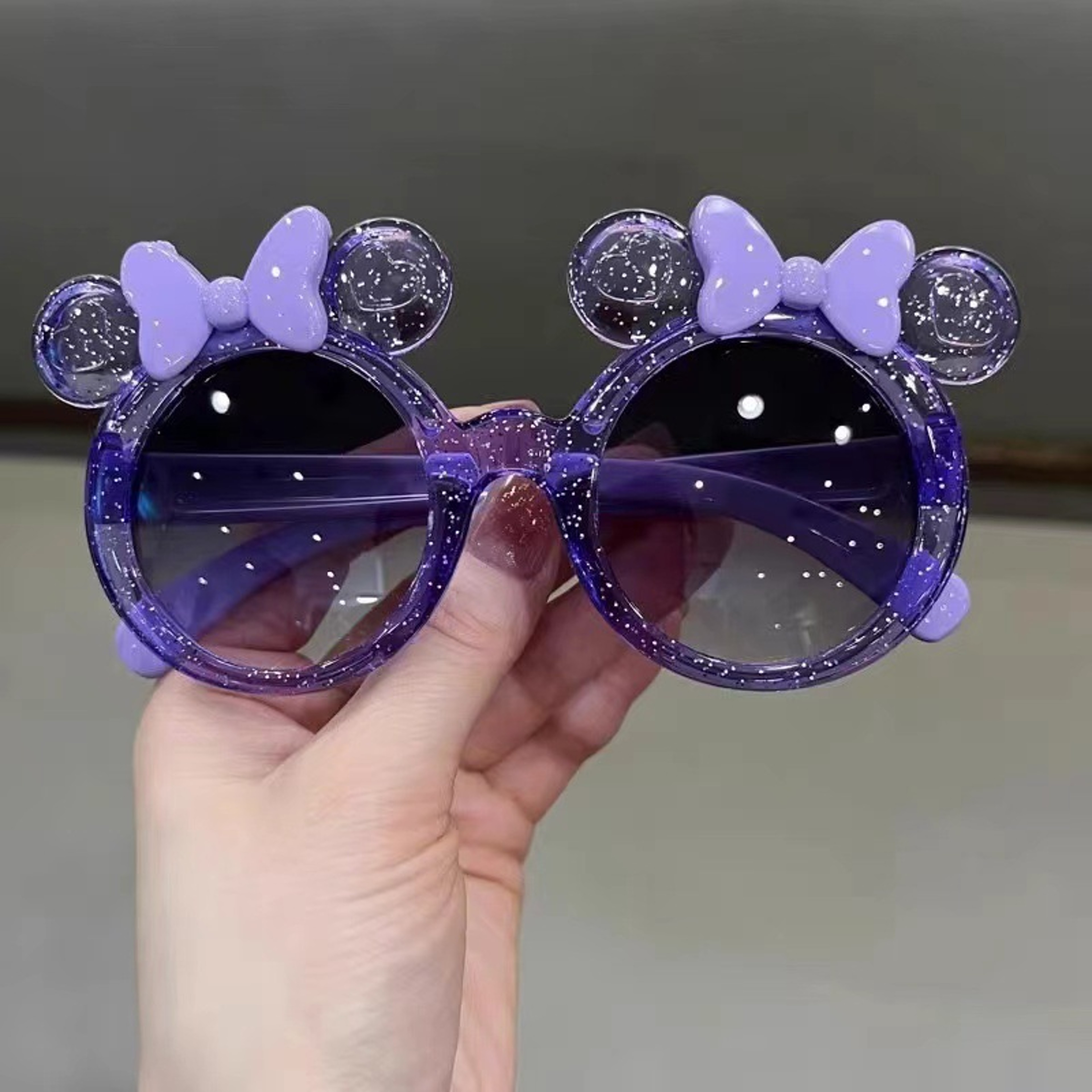 Sparkle Bow Princess Kids Sunglasses Crystal Cartoon Fashion Shades For Girls 8
