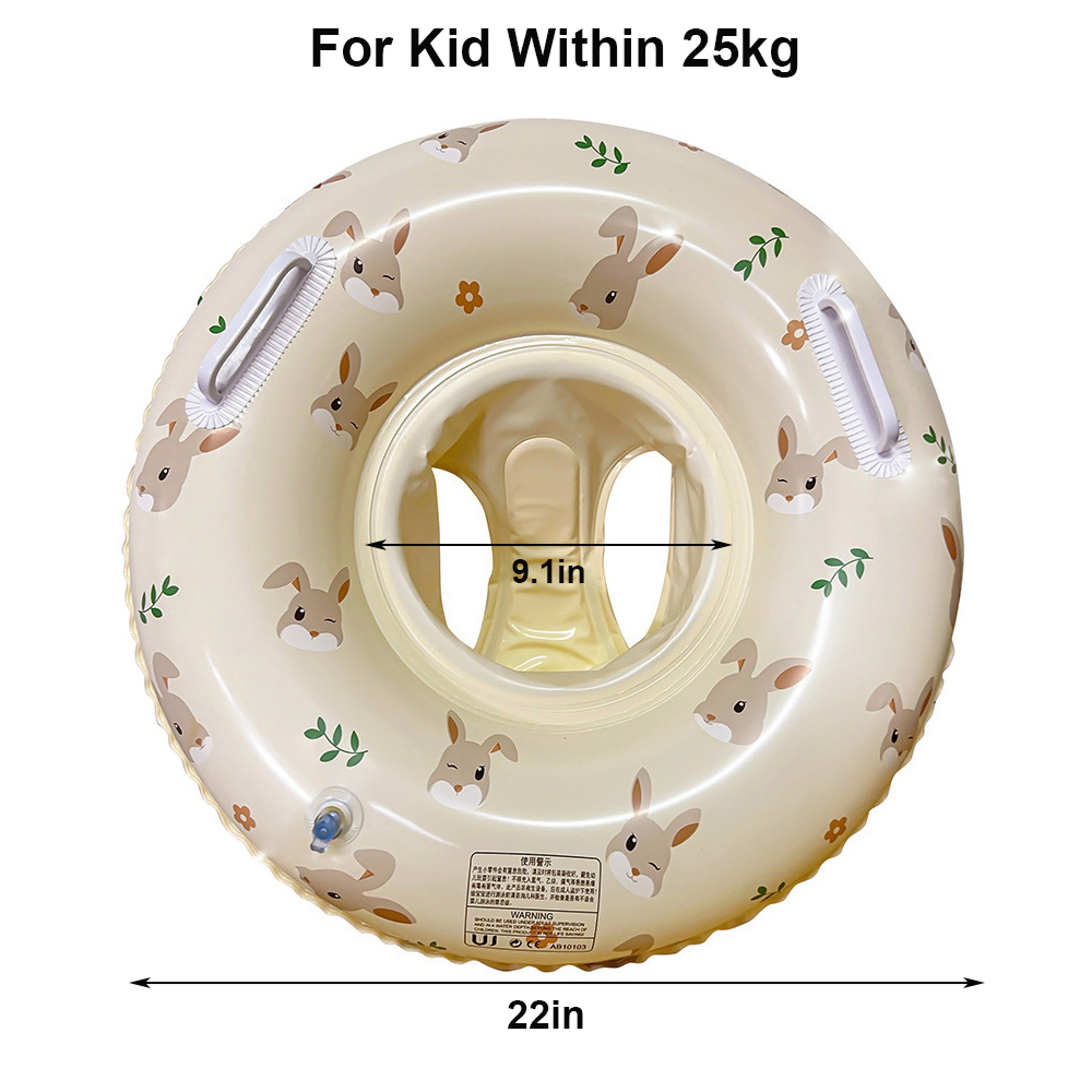 Roxin Inflatable Pool Float Swim Tube Ring For Summer Water Fun 6