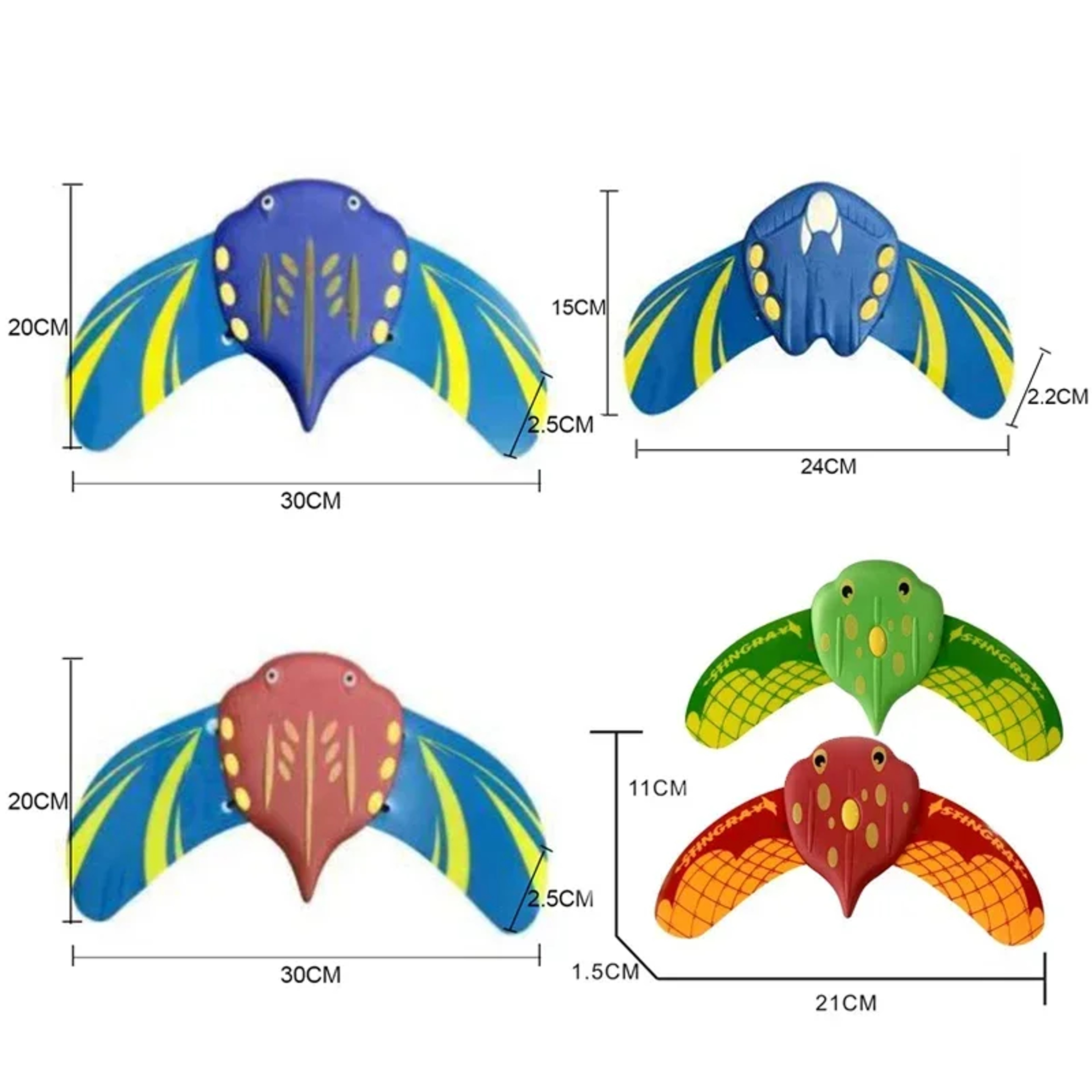 Manta Glide Water Splash Ray Toy For Kids Pool  Beach Fun 4