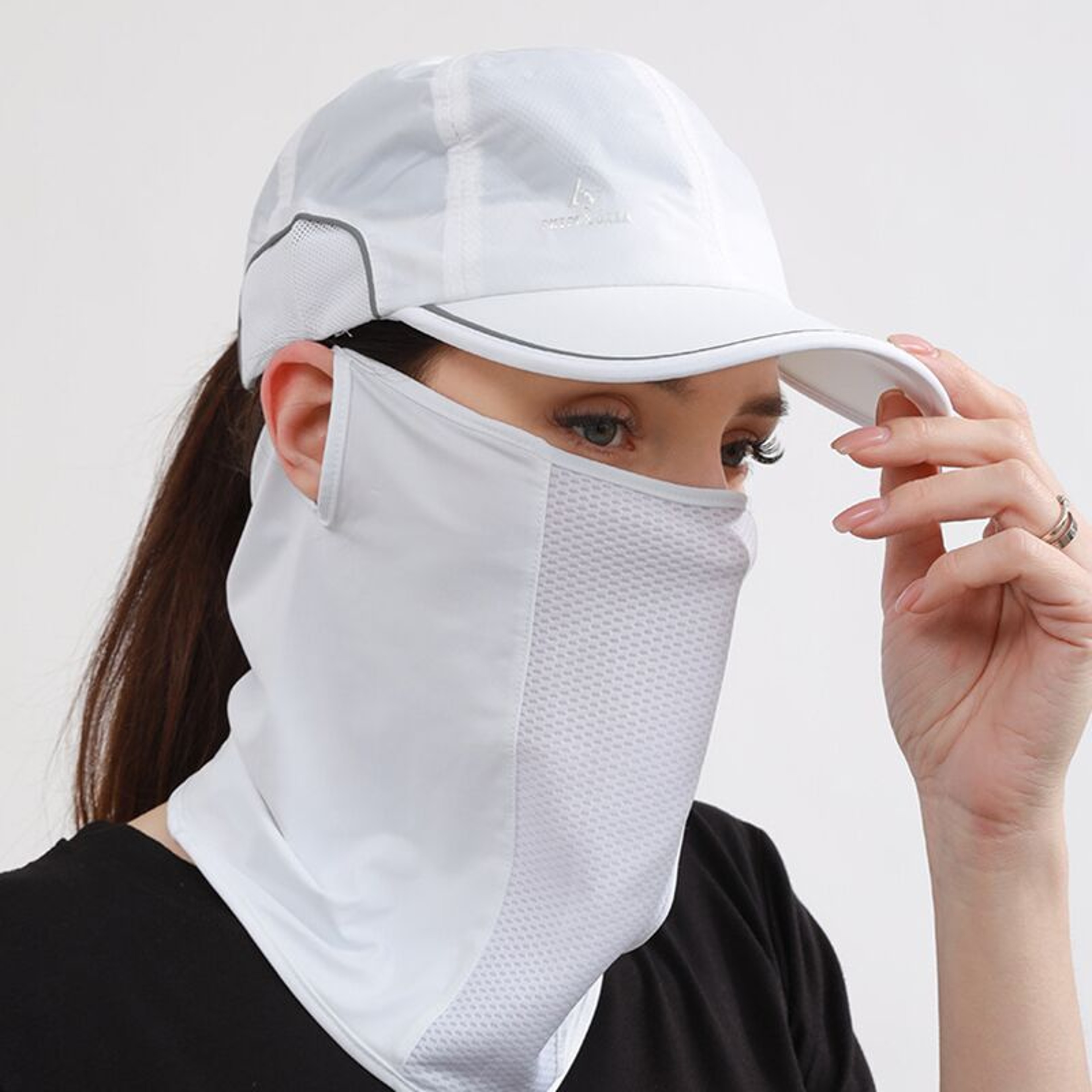 Ice Silk UV Protection Face Mask Sun Scarf Neck Gaiter Breathable Summer Cover – view 4