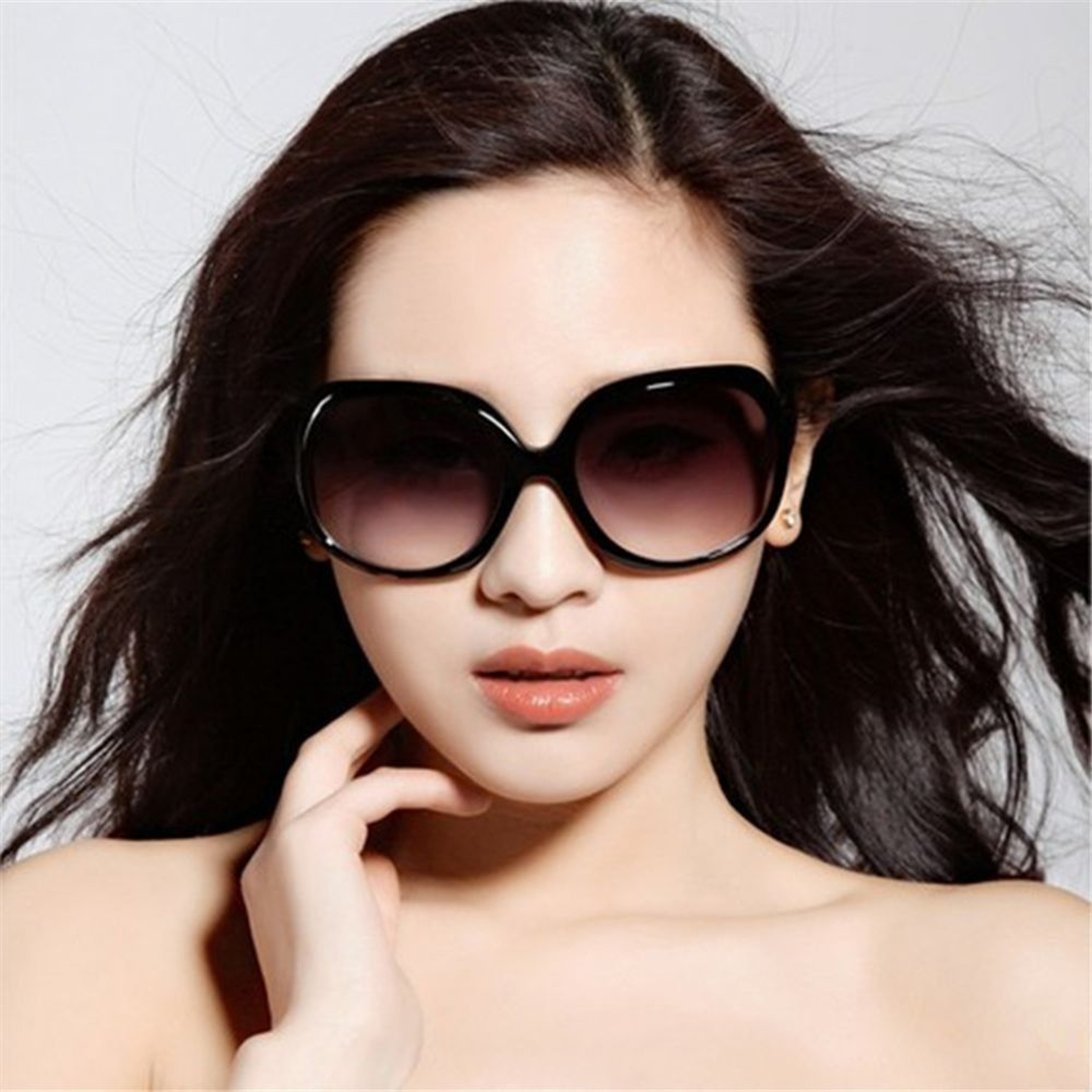 Luxe Shield Oversized Square Sunglasses For Women  Men 0
