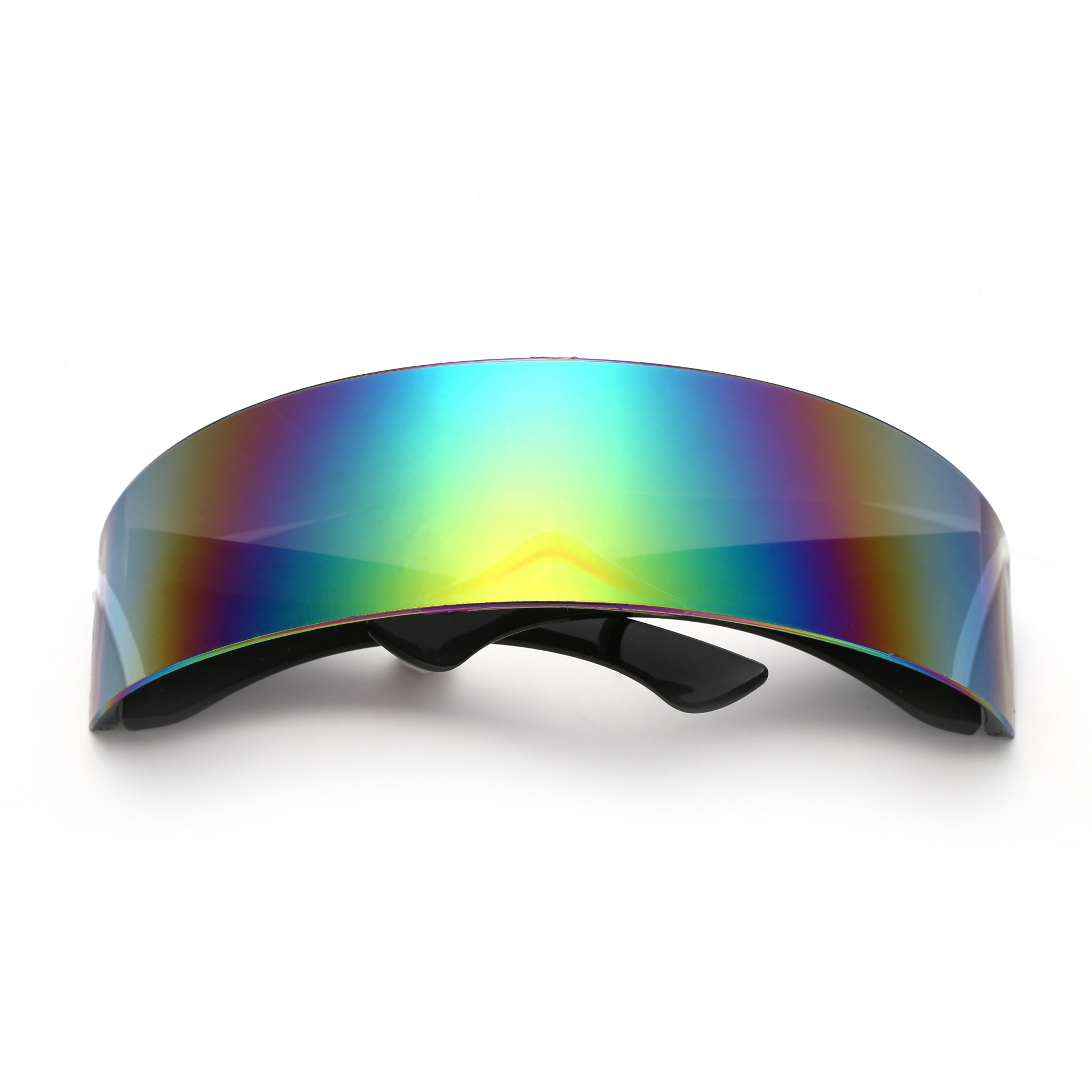 Cyber Visor Mirrored Cyclops Sunglasses For Parties Festivals  Futuristic Fashion 3