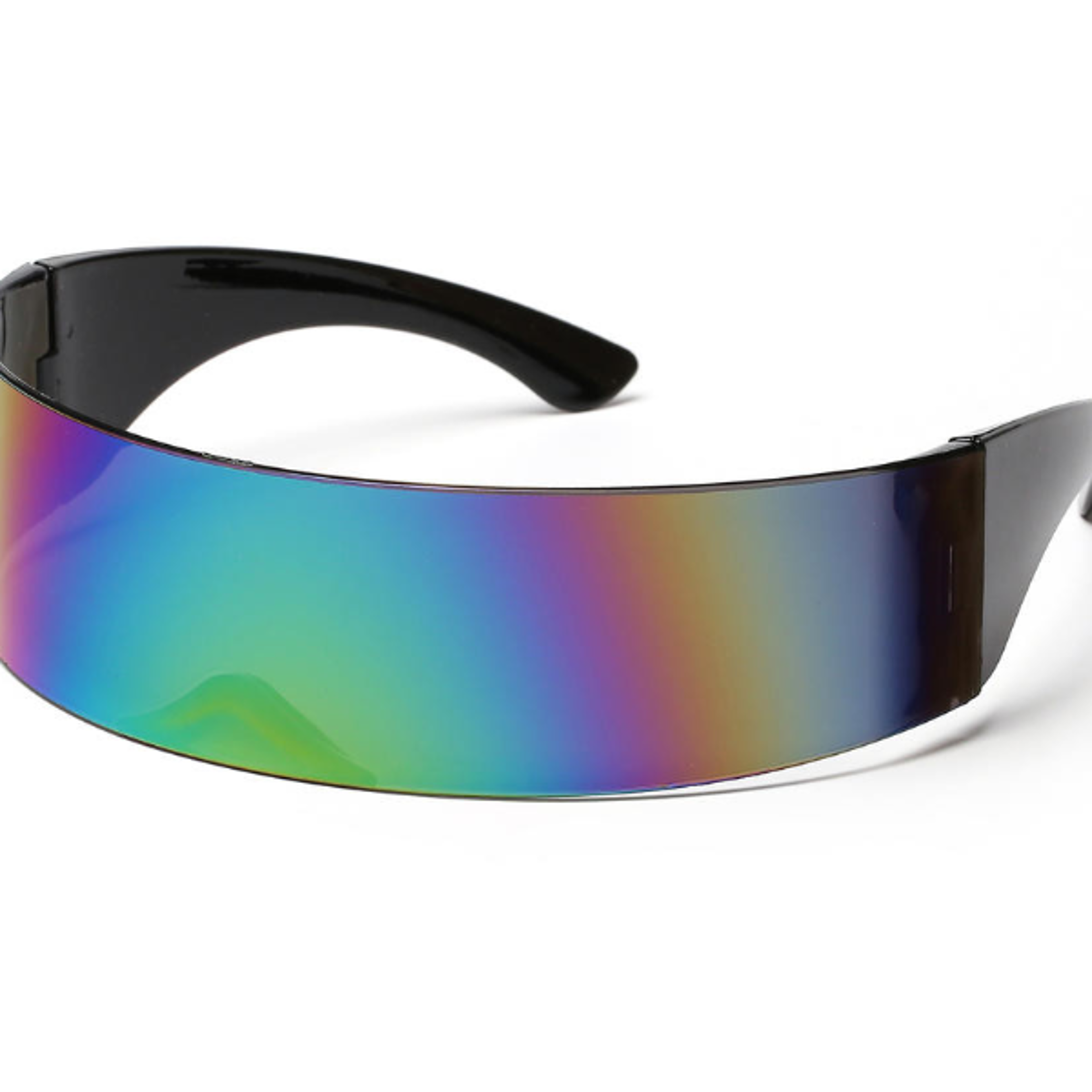 Cyber Visor Mirrored Cyclops Sunglasses for Parties Festivals  Futuristic Fashion