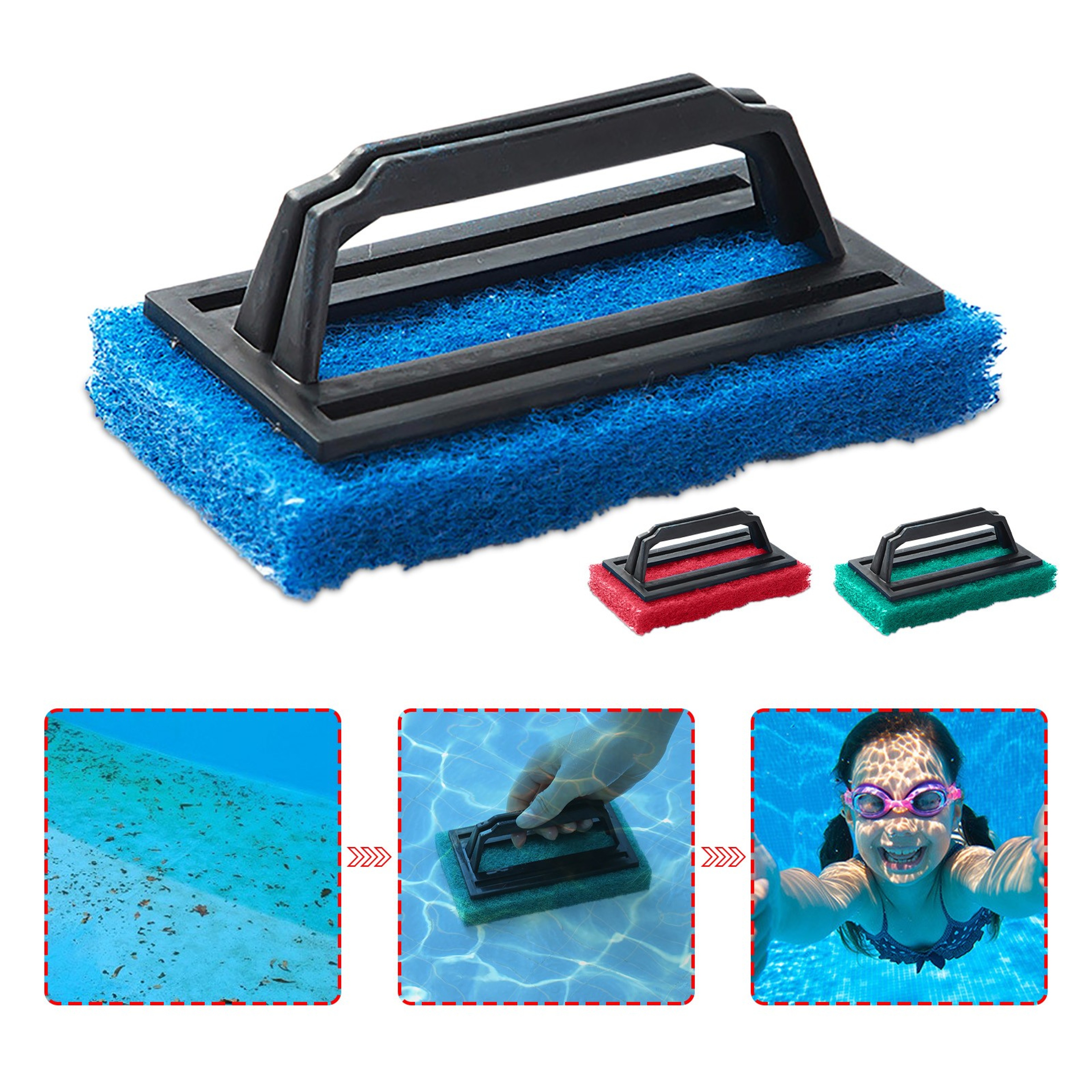 Spa Line Pro Waterline Cleaning Sponge Brush For Pools Hot Tubs  Jacuzzi Maintenance 0