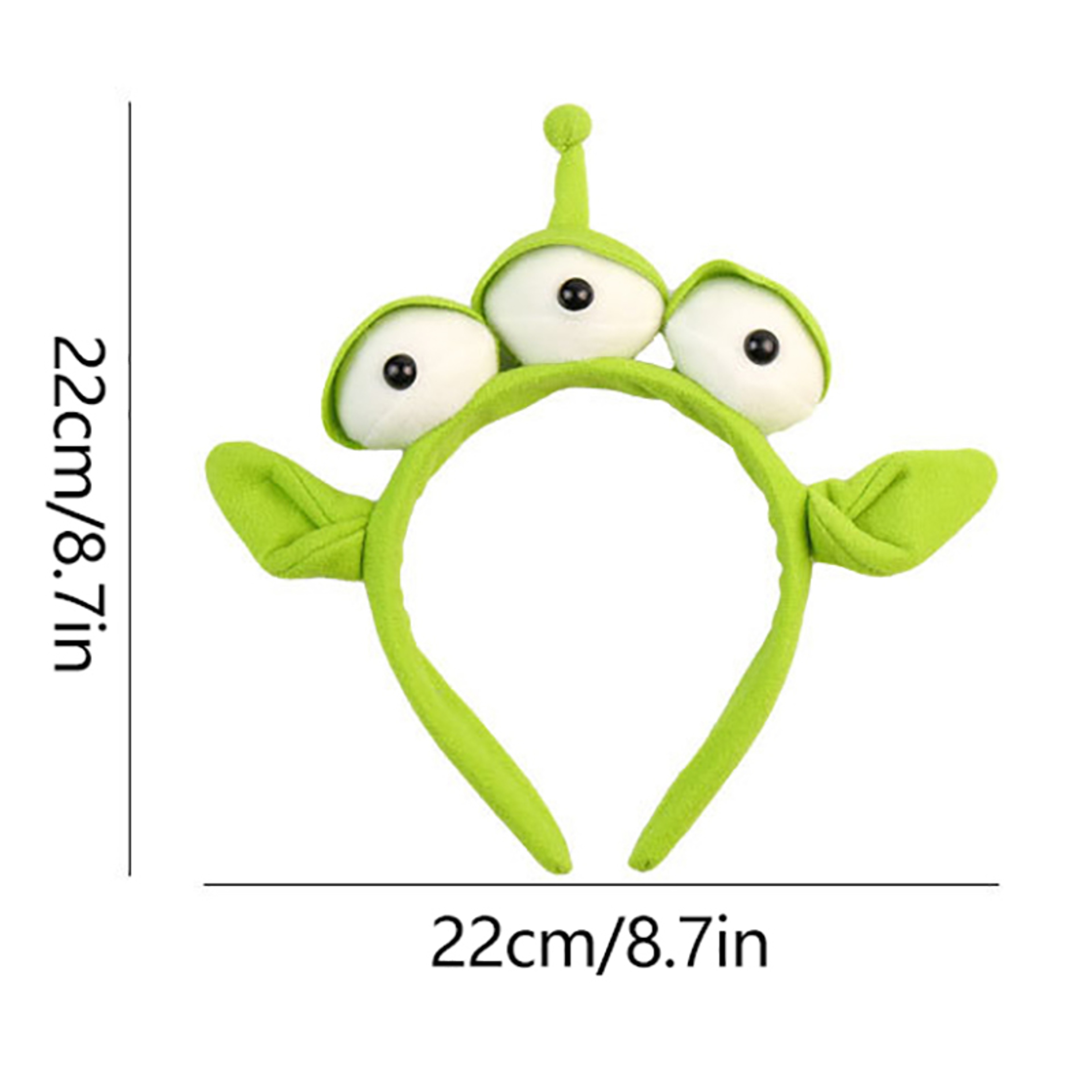 Three Eyed Alien Plush Headband Costume Accessory For Halloween Parties Cosplay  Kids DressUp 5