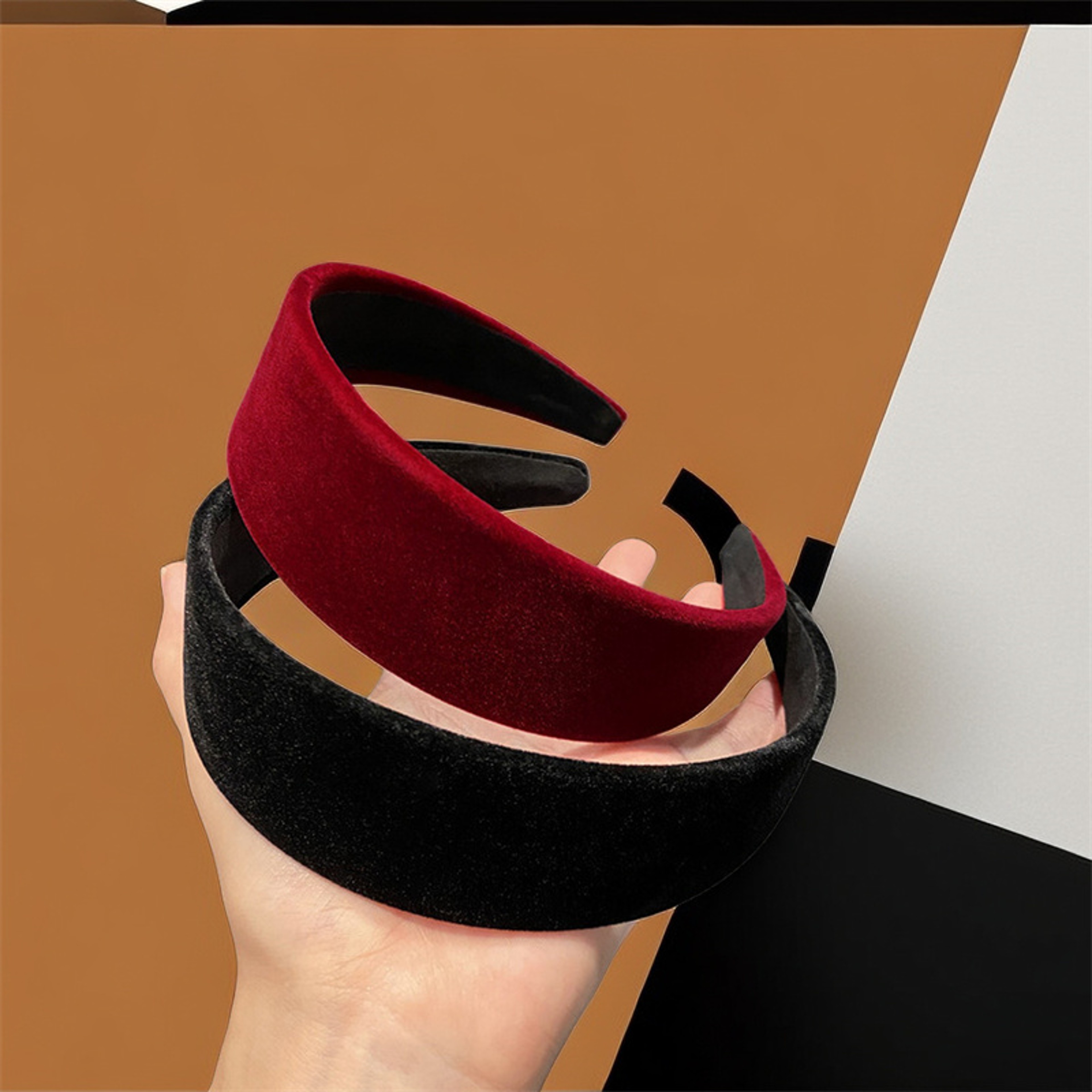 Cozy Plush Fleece Headband for Women Soft Stretch Winter Hair Band – view 2