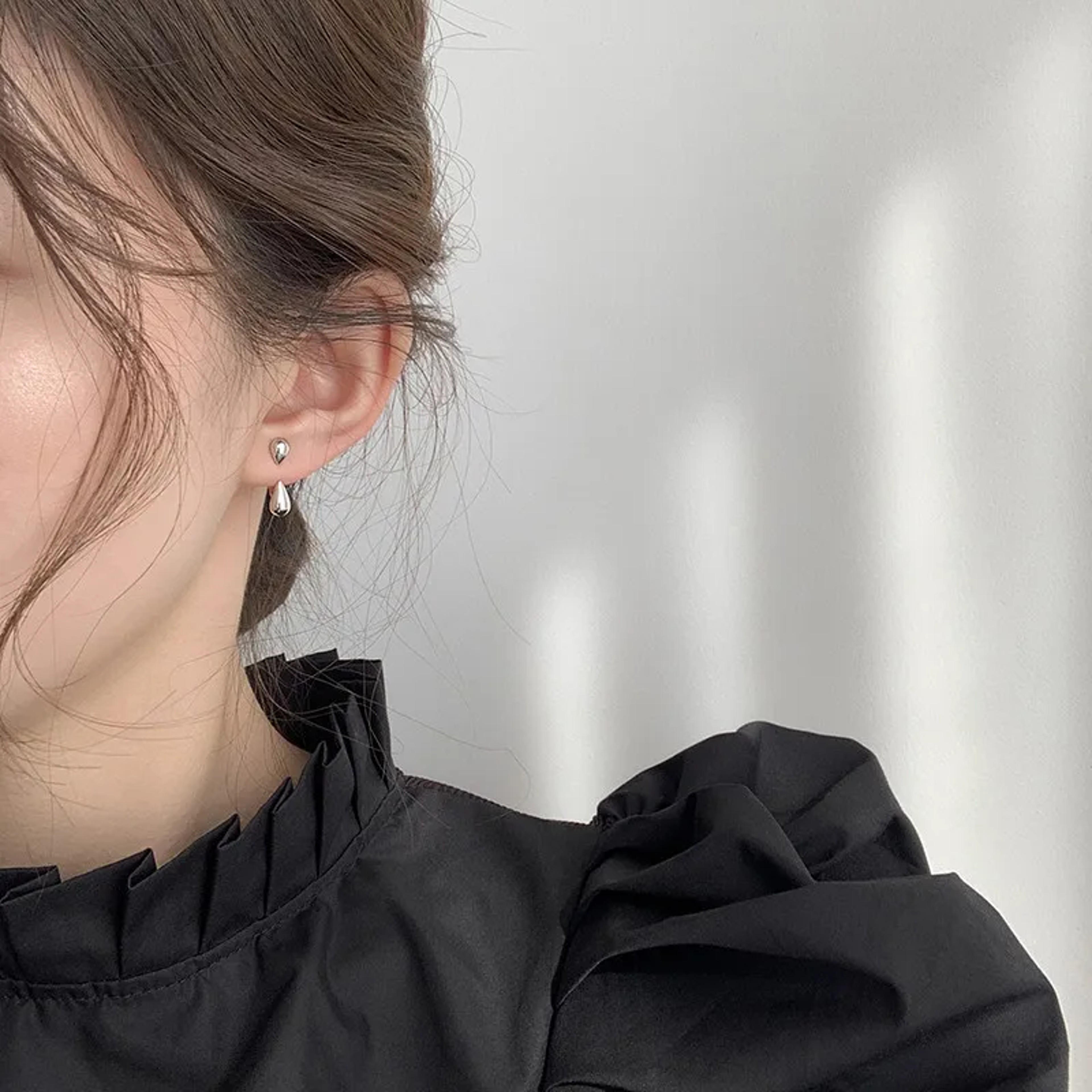 Water Drop Stud Earrings Irregular Geometric Luxury Earrings for Women – view 5