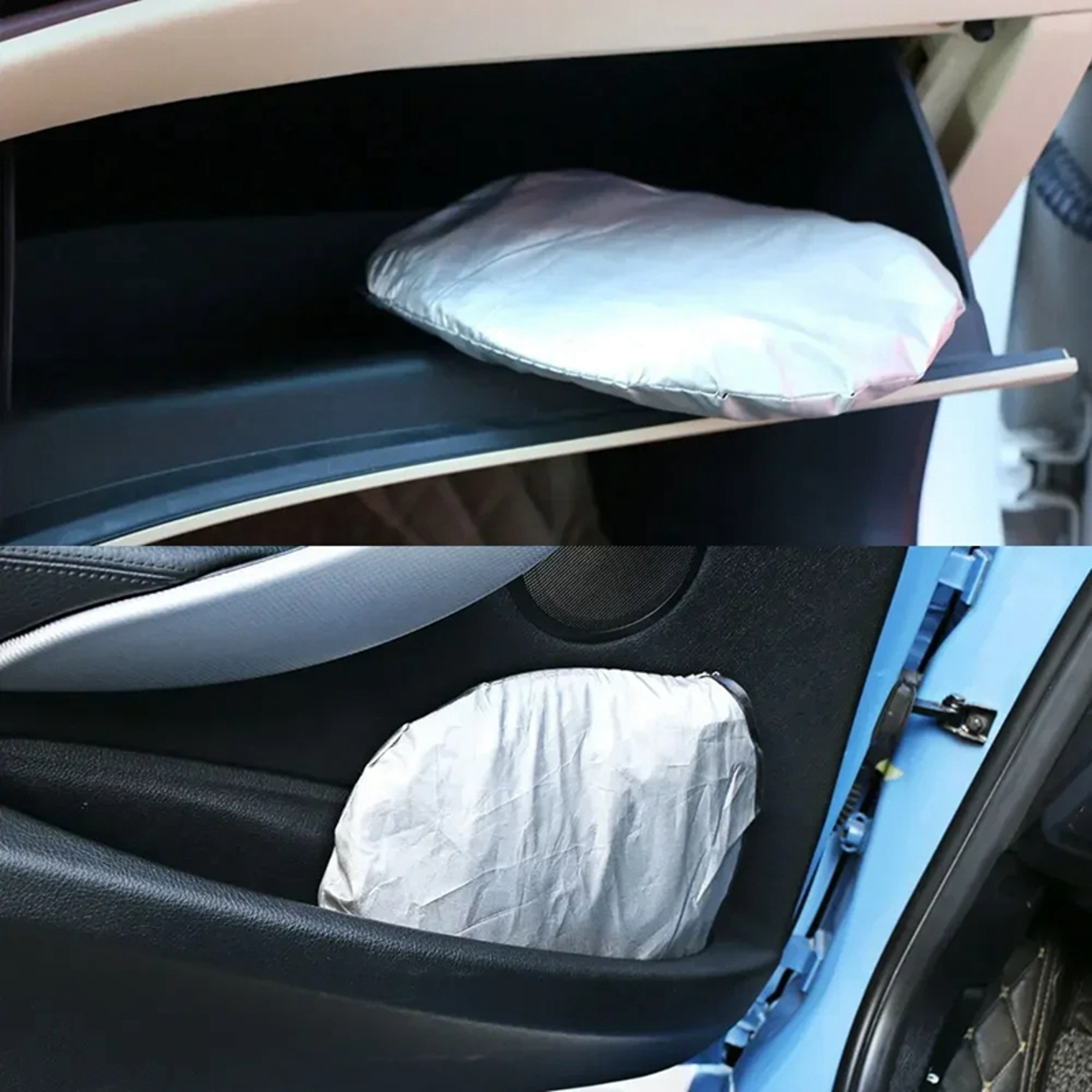 Solar Shield Foldable Car Windshield Sun Shade UV Protection Parasol For Cooler Car Interiors 4