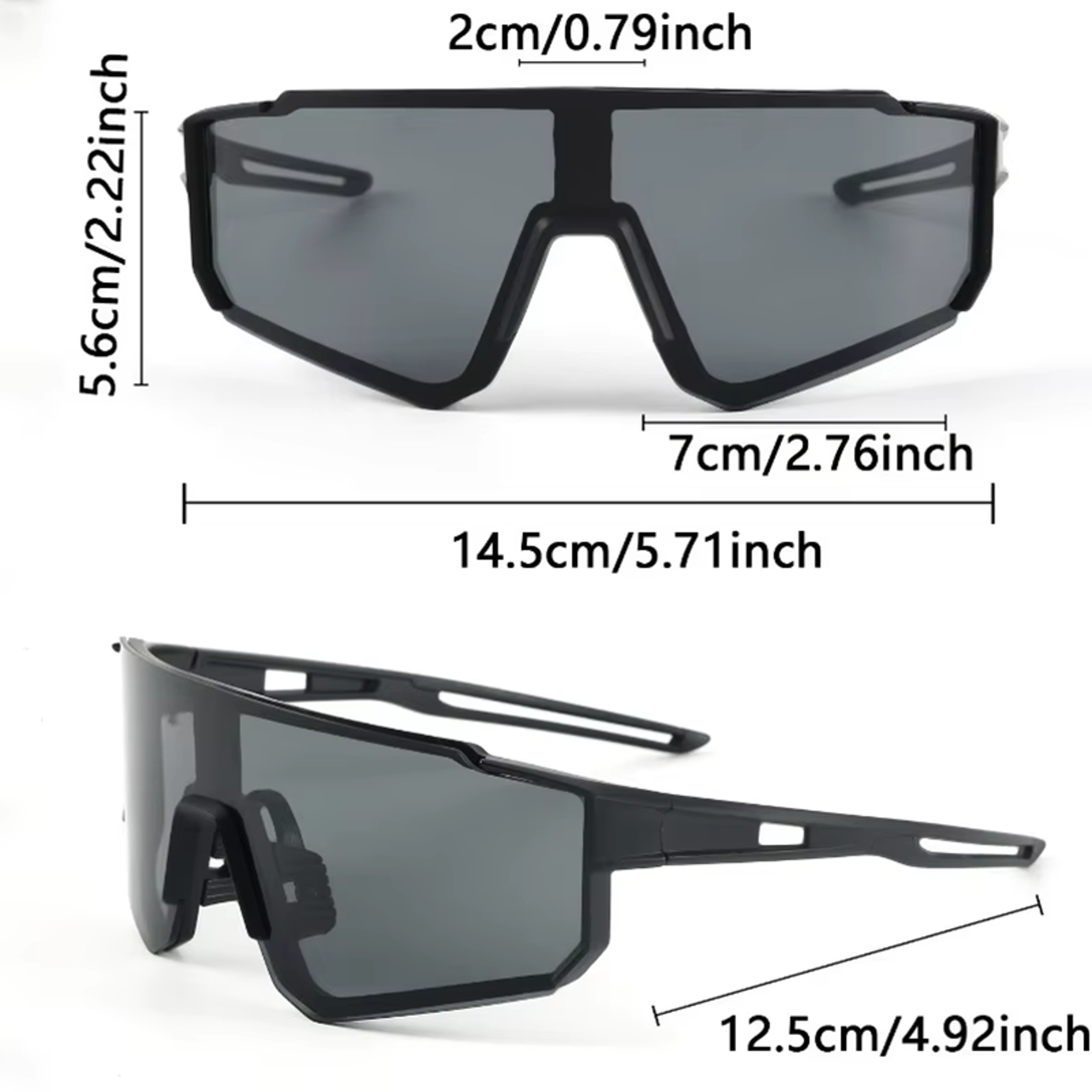 Large Frame Fashion Glasses For Men Light Weight Stylish Eyewear 1