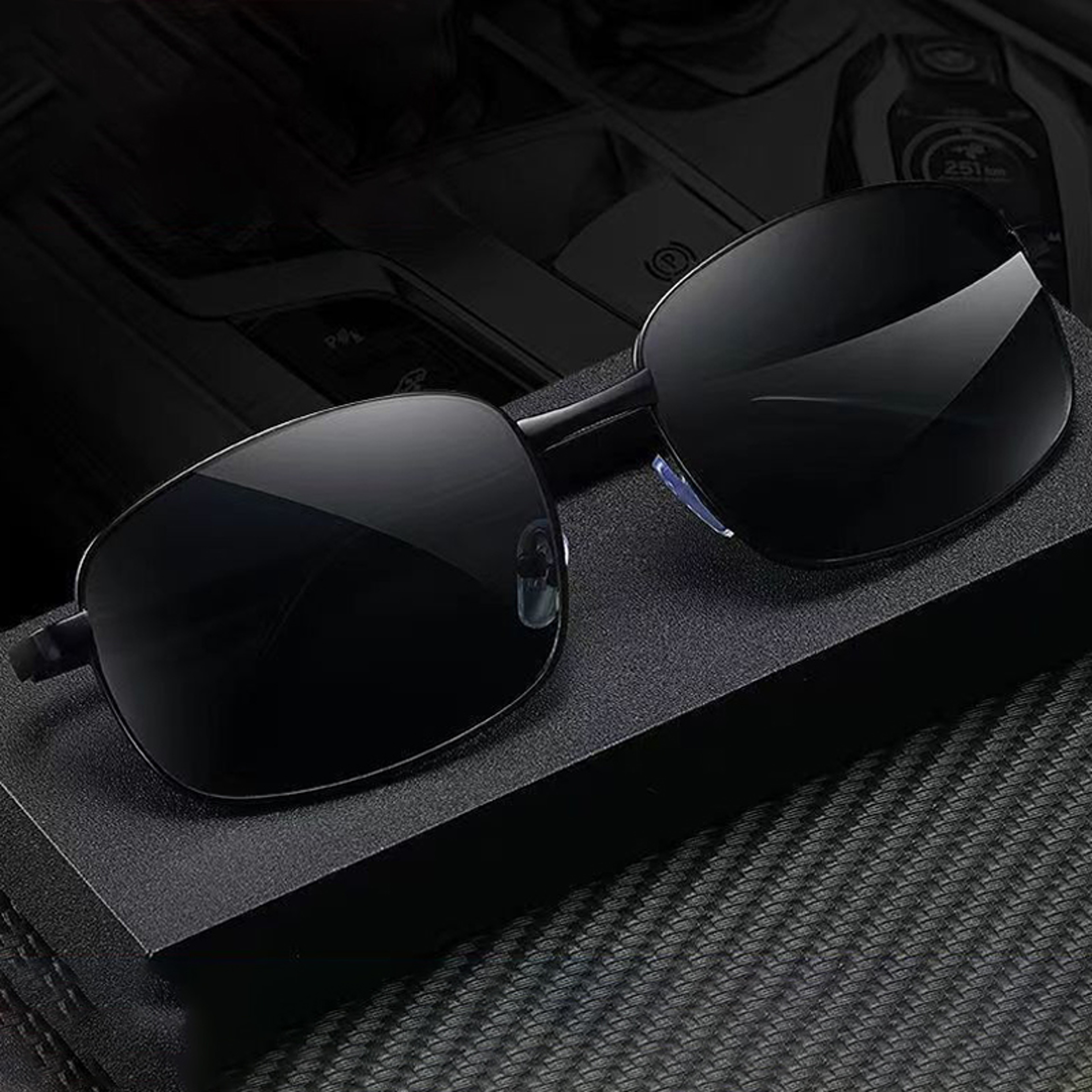 Photo Chromic Polarized Driving Sunglasses For Men With Night Vision UV Protection 3