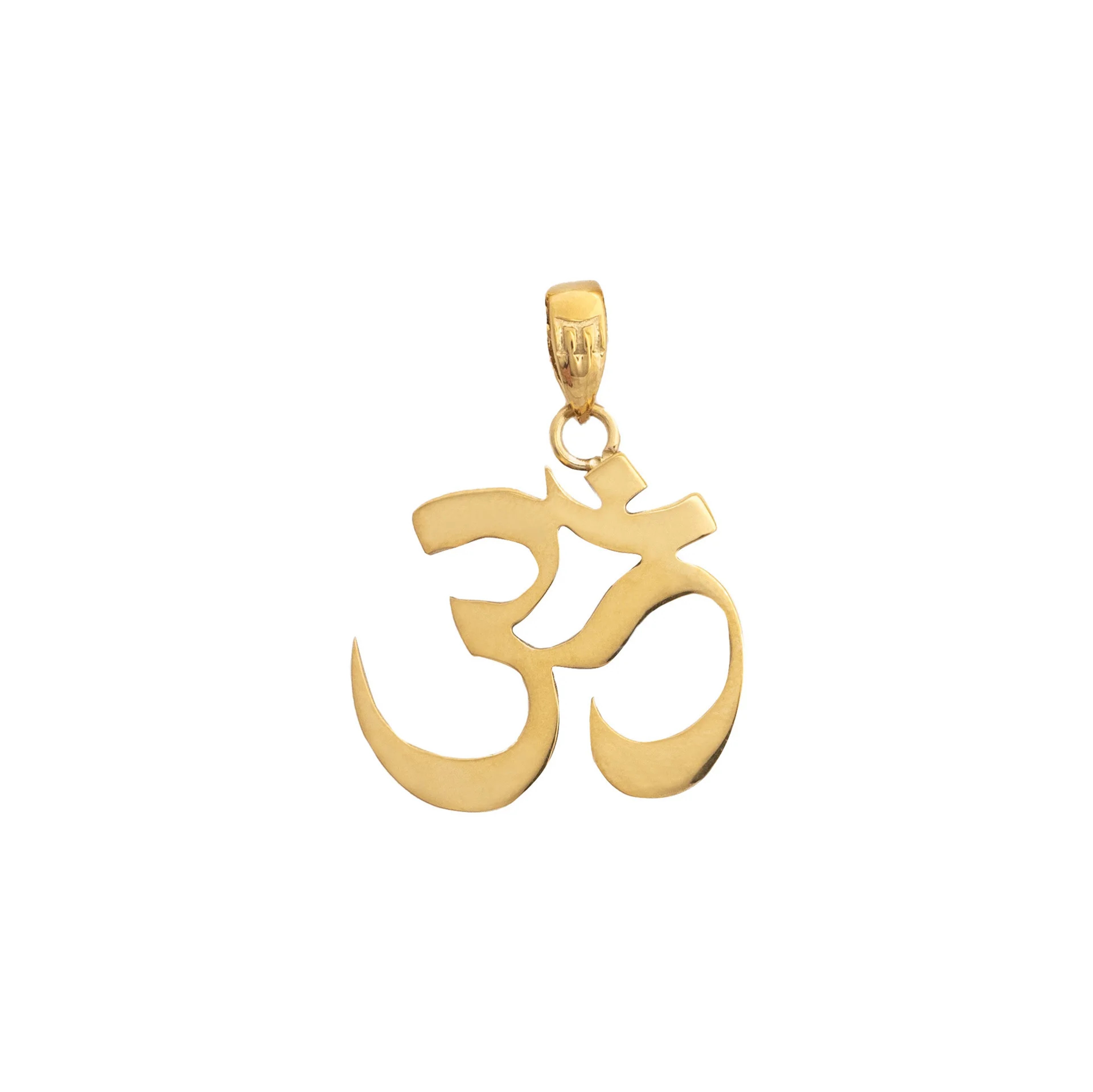 Stainless Steel Om Necklace for Men Spiritual Aum Pendant Chain Gift – view 9