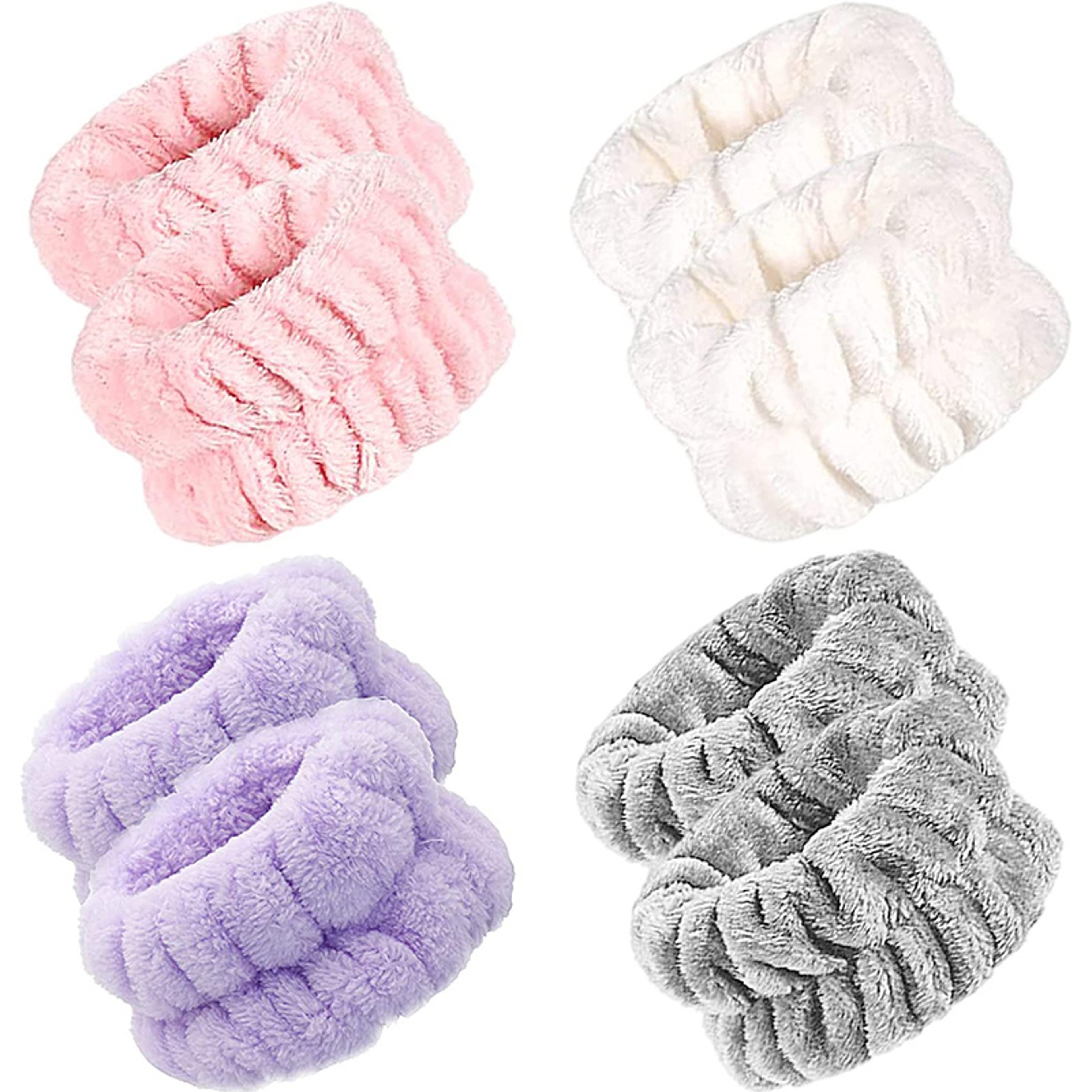 Microfiber Wrist Wash bands for Face Washing Soft Absorbent Skincare Wrist Cuffs Set – view 1