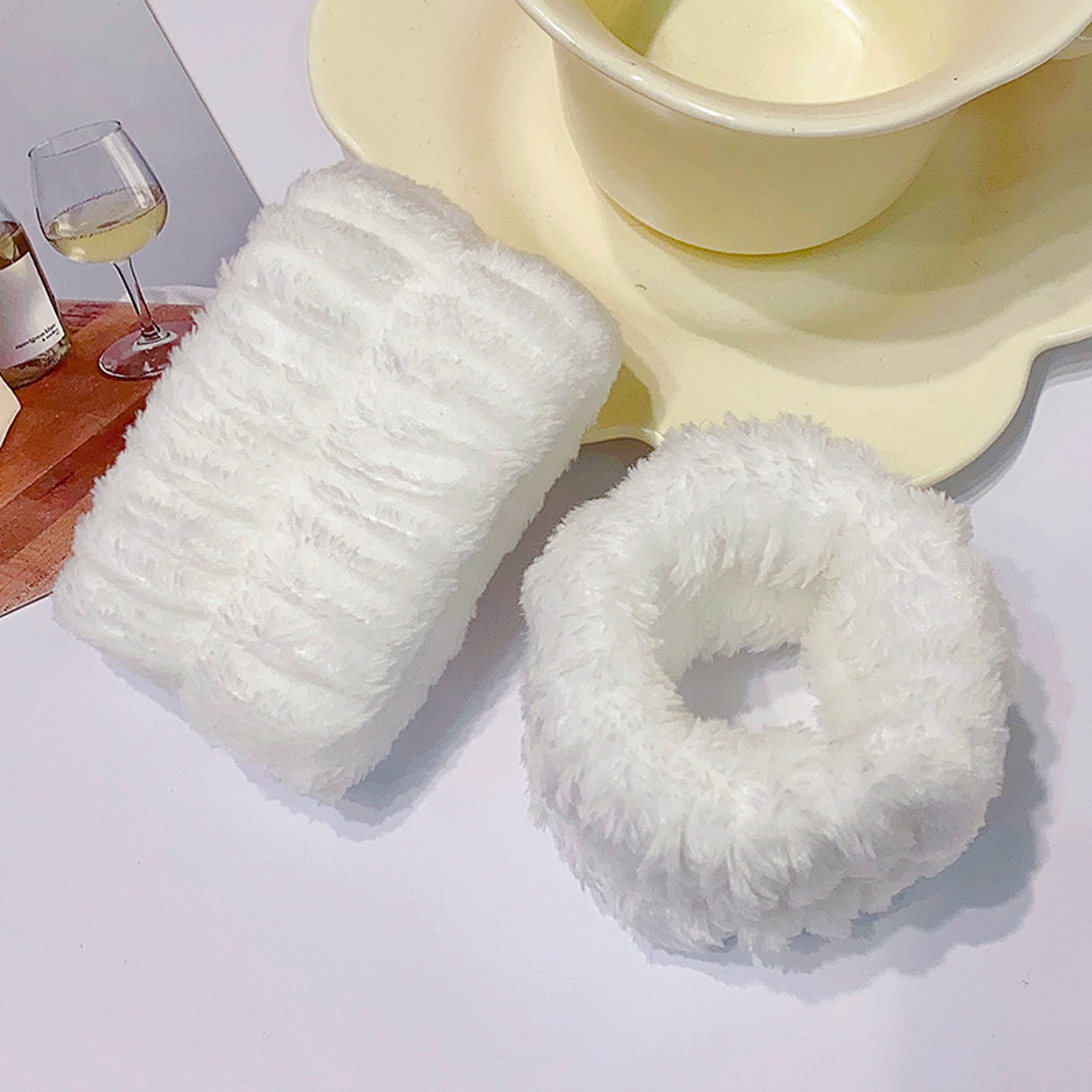 Microfiber Wrist Wash bands for Face Washing Soft Absorbent Skincare Wrist Cuffs Set – view 12