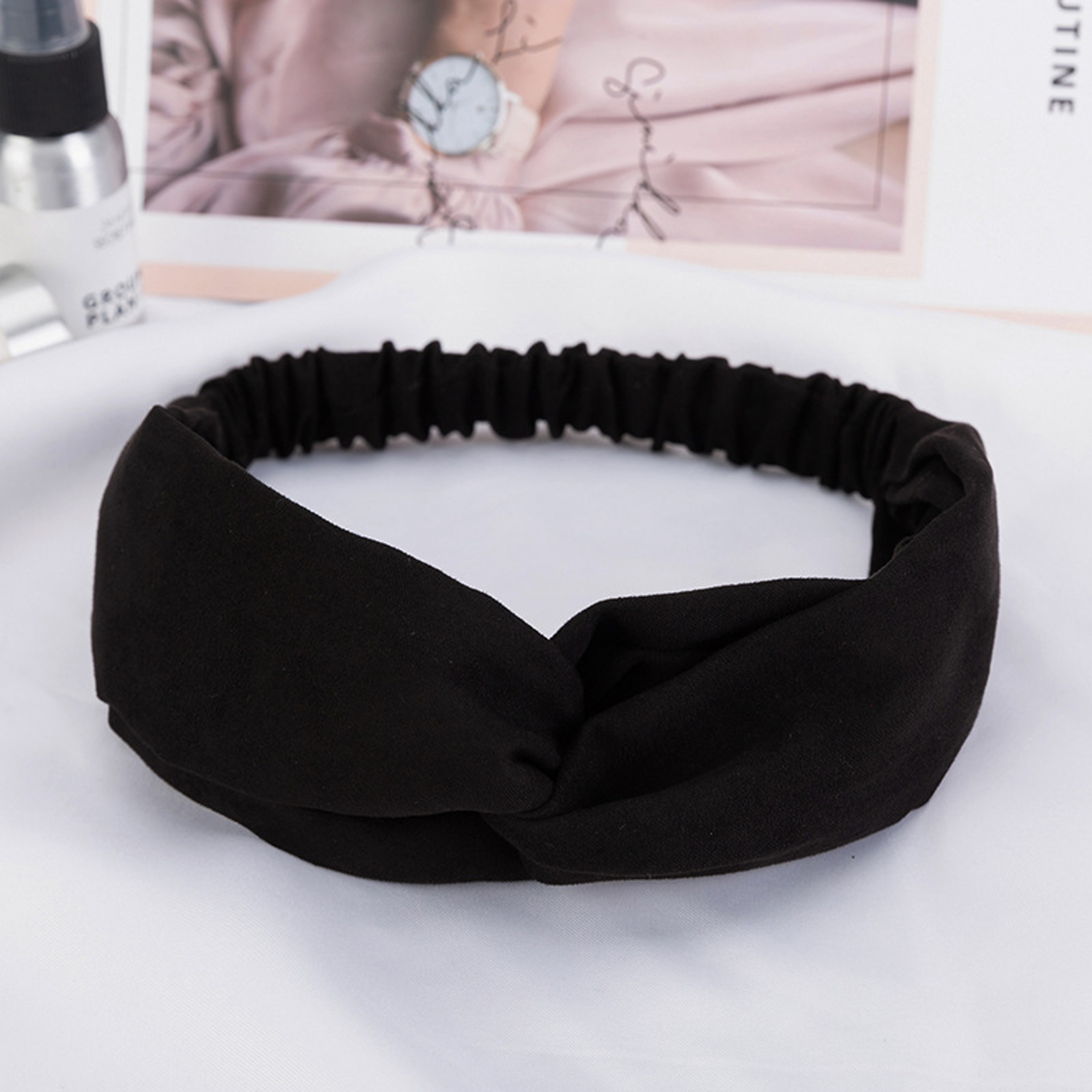 Boho Cross Knot Womens Headband Soft Stretch Turban Headband Hair Accessory 6