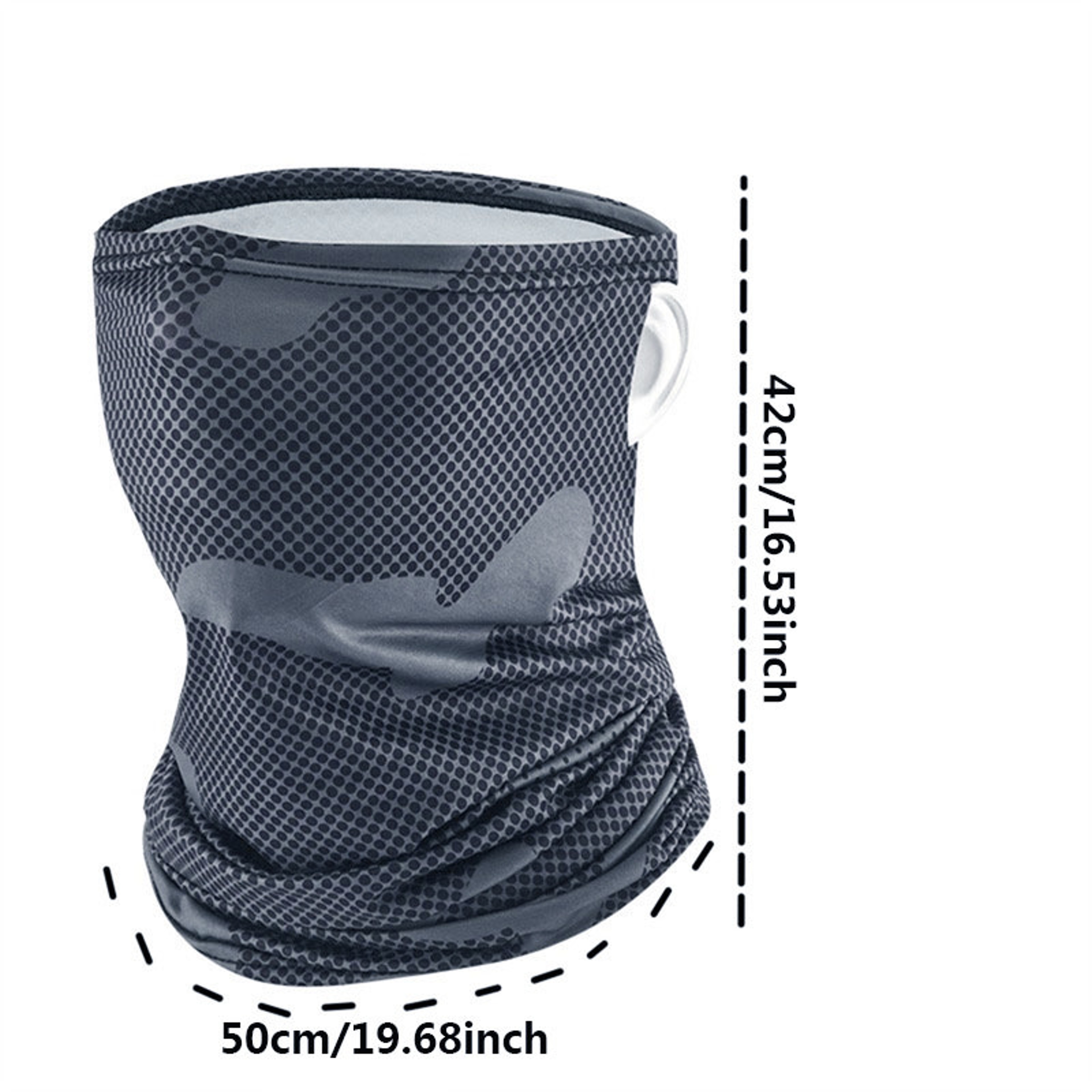 Cooling Ice Silk Neck Gaiter UV Protection Face Cover For Hiking Cycling  Outdoor Sports 5