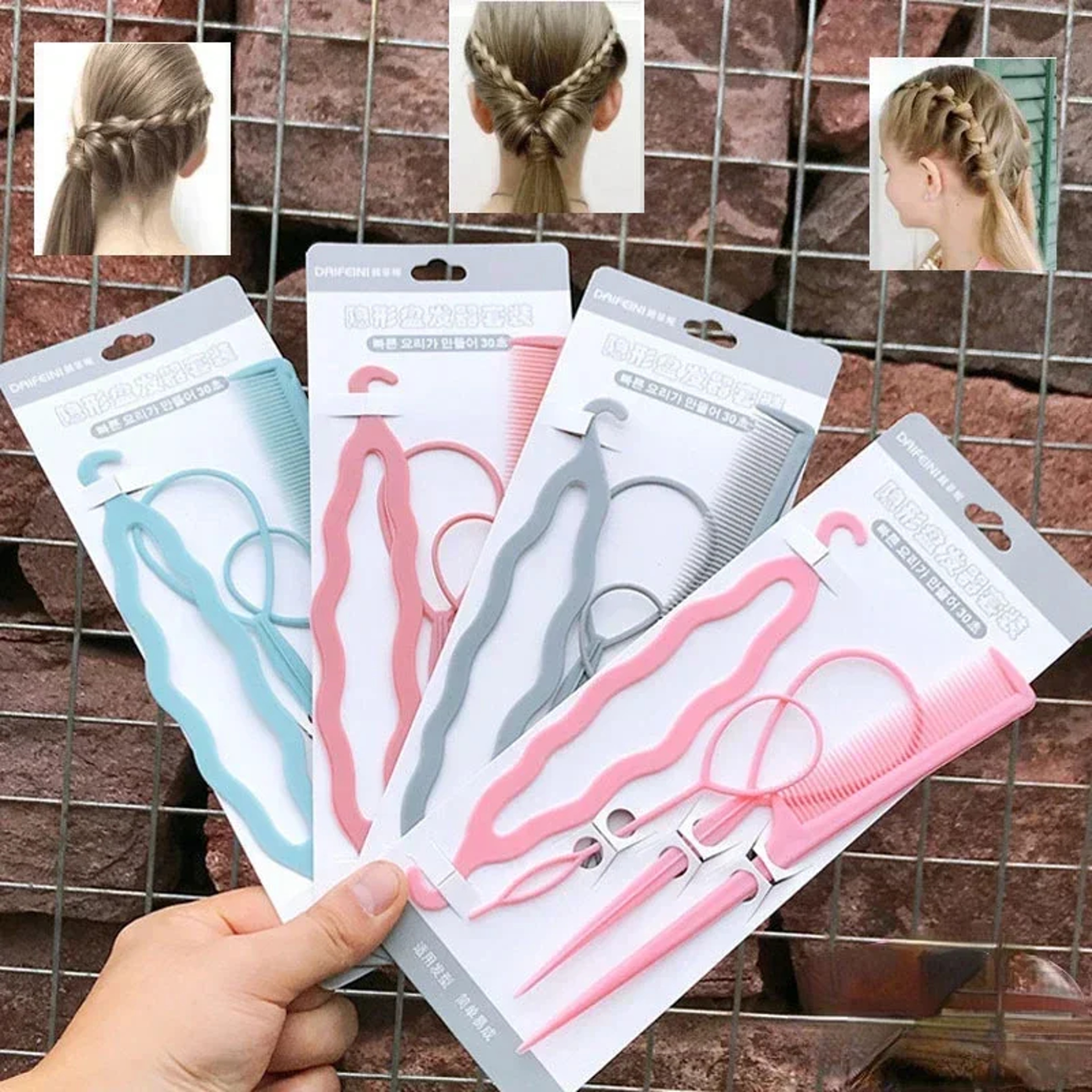 Magic Hair Braiding Tool  Hair Bun Maker Styling Kit For Easy DIY Hairstyles 1