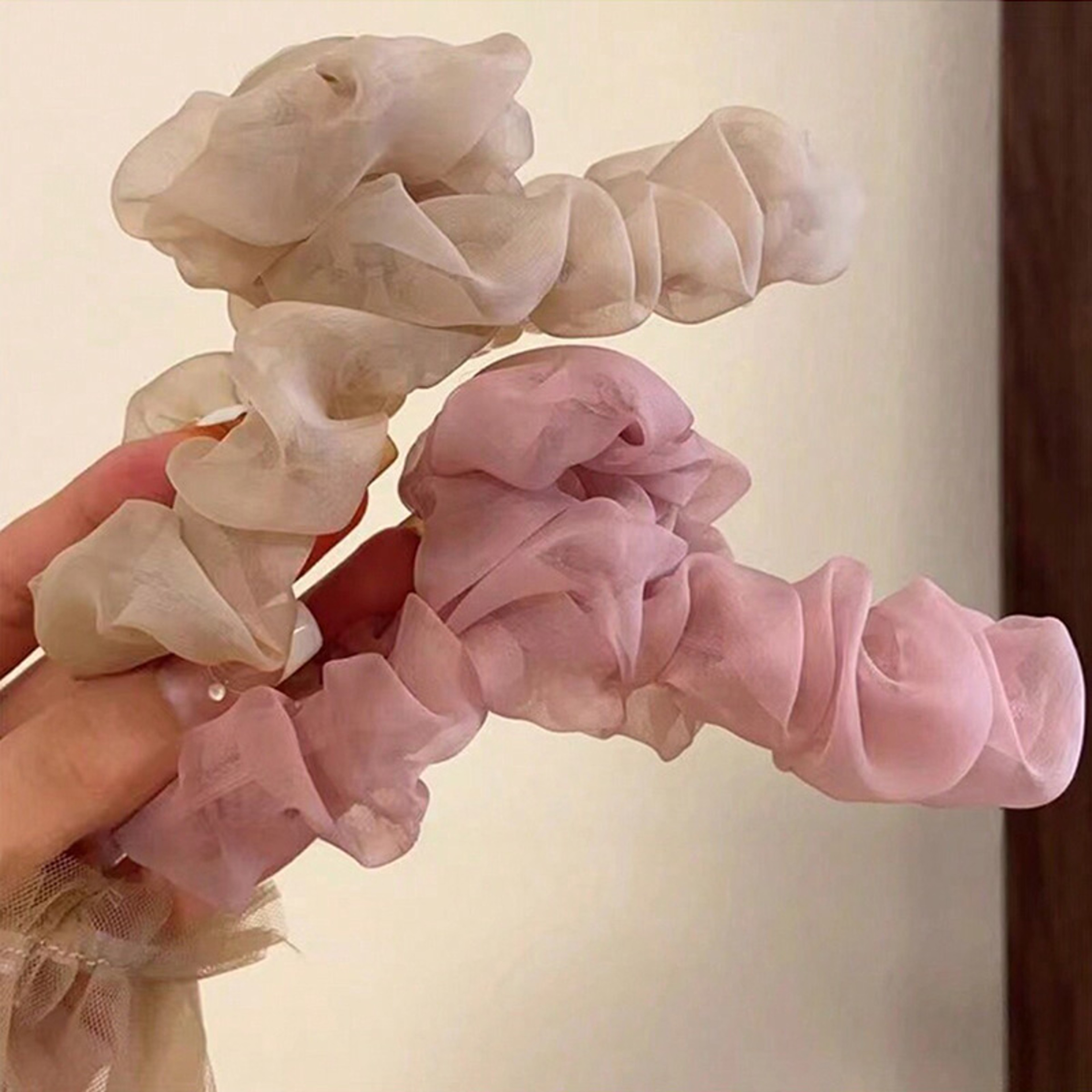Elegant Chiffon Hair Clip Pleated French Hair Clip for Effortless Everyday Hairstyles – view 10