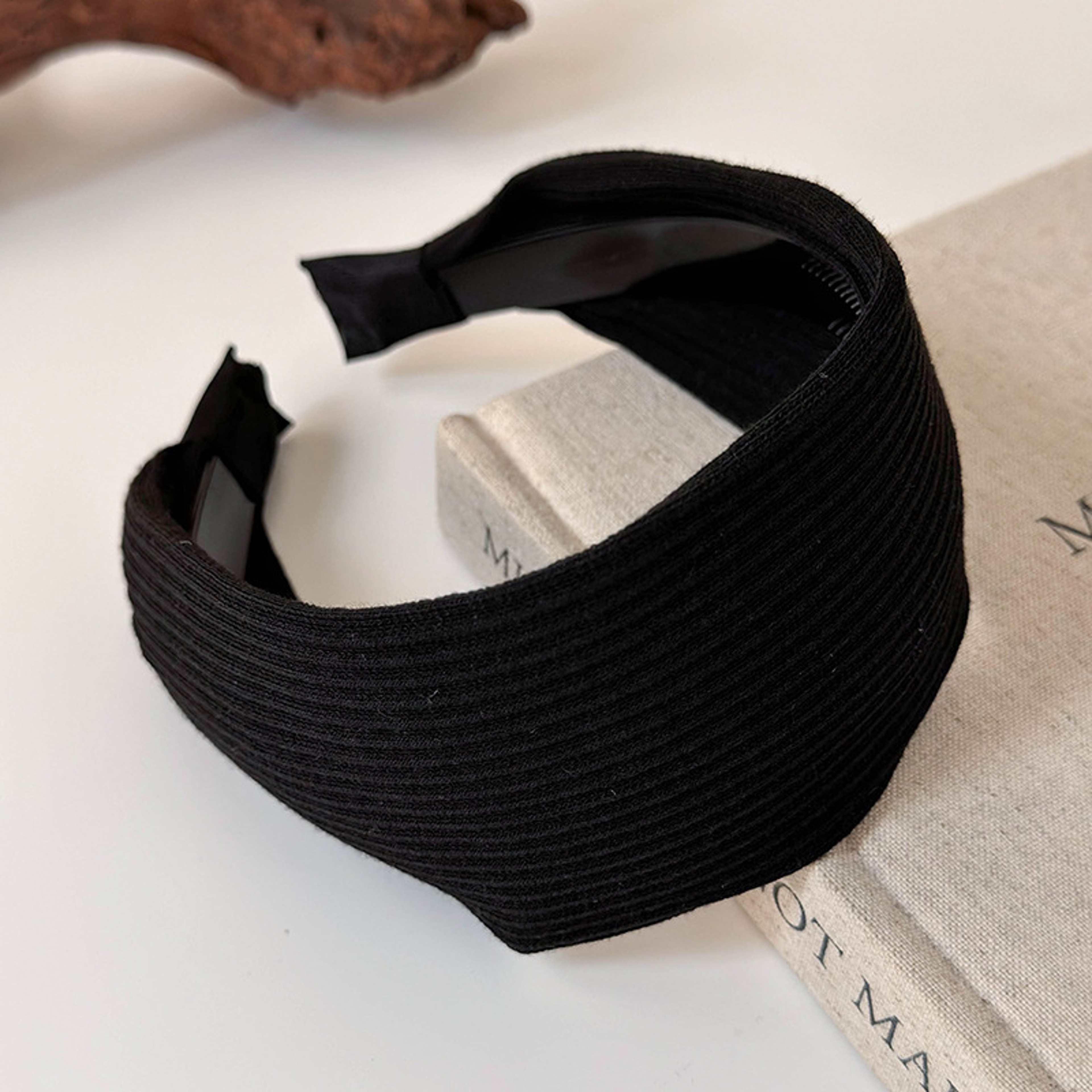 Retro Knitted Headband for Women Wide Fashion Hairband Everyday Hair Accessory – view 11