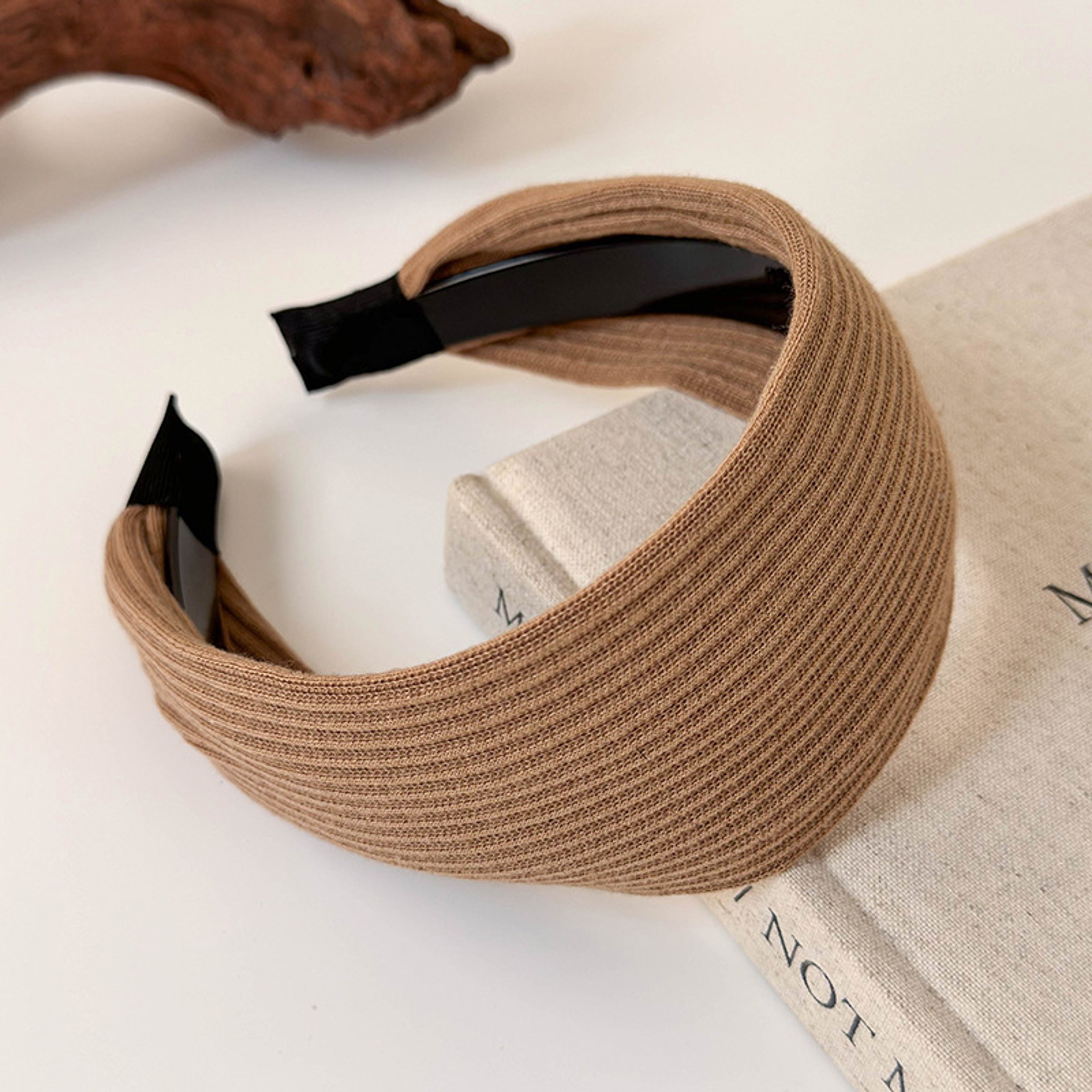 Retro Knitted Headband for Women Wide Fashion Hairband Everyday Hair Accessory – view 13