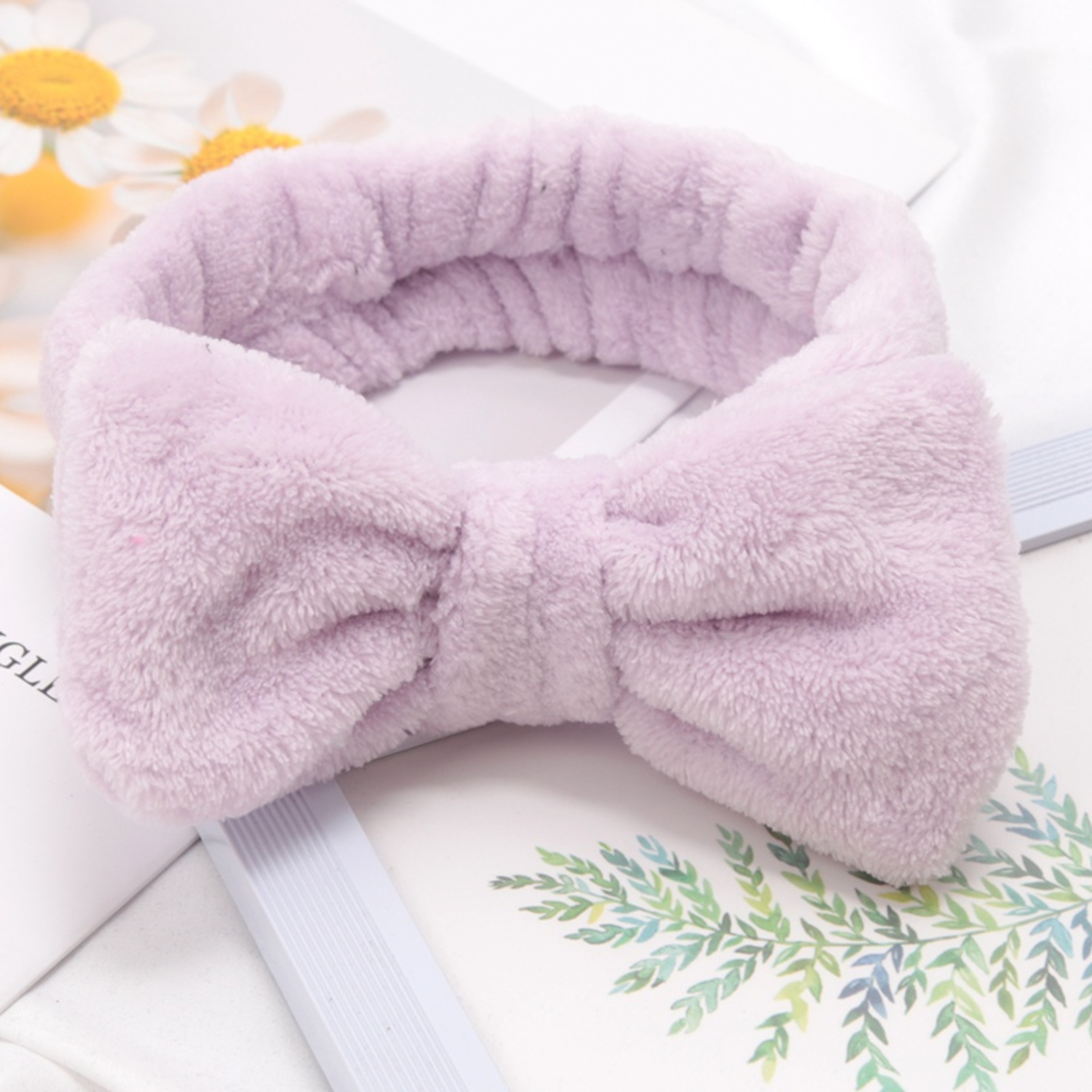 Soft Spa Headband Bow Makeup Hair Band for Face Washing, Skincare & Yoga – view 4