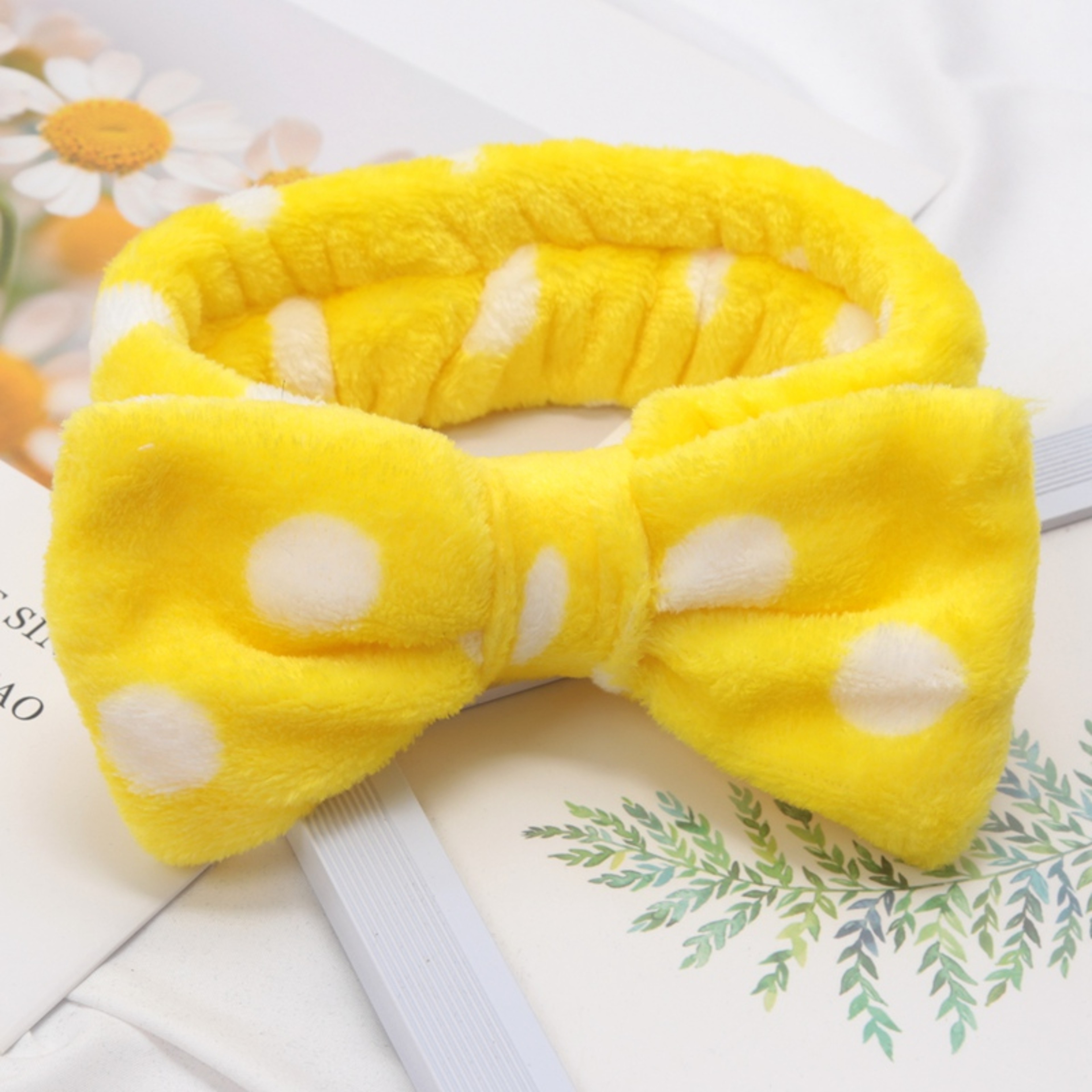Soft Spa Headband Bow Makeup Hair Band for Face Washing, Skincare & Yoga – view 9