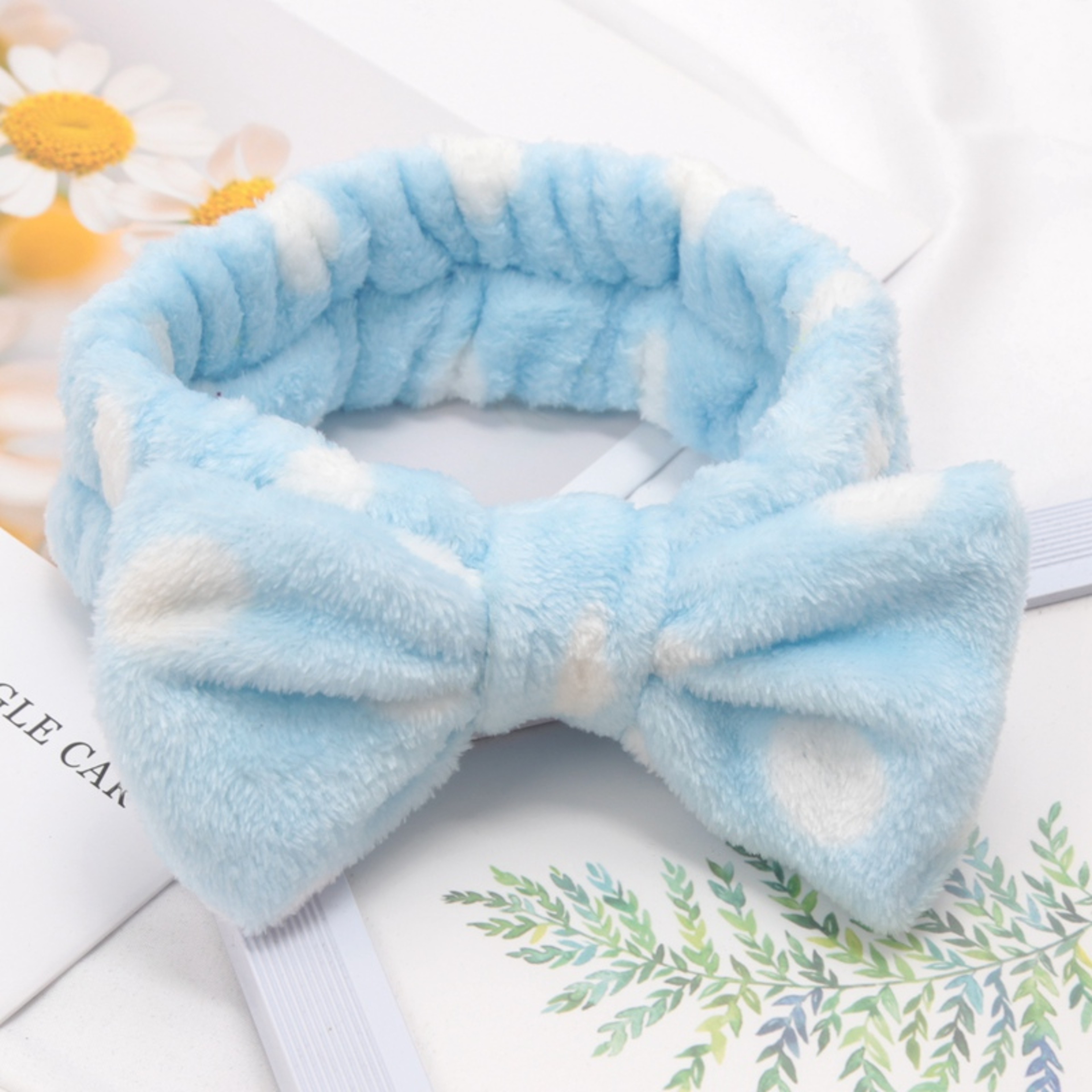 Soft Spa Headband Bow Makeup Hair Band for Face Washing, Skincare & Yoga – view 12
