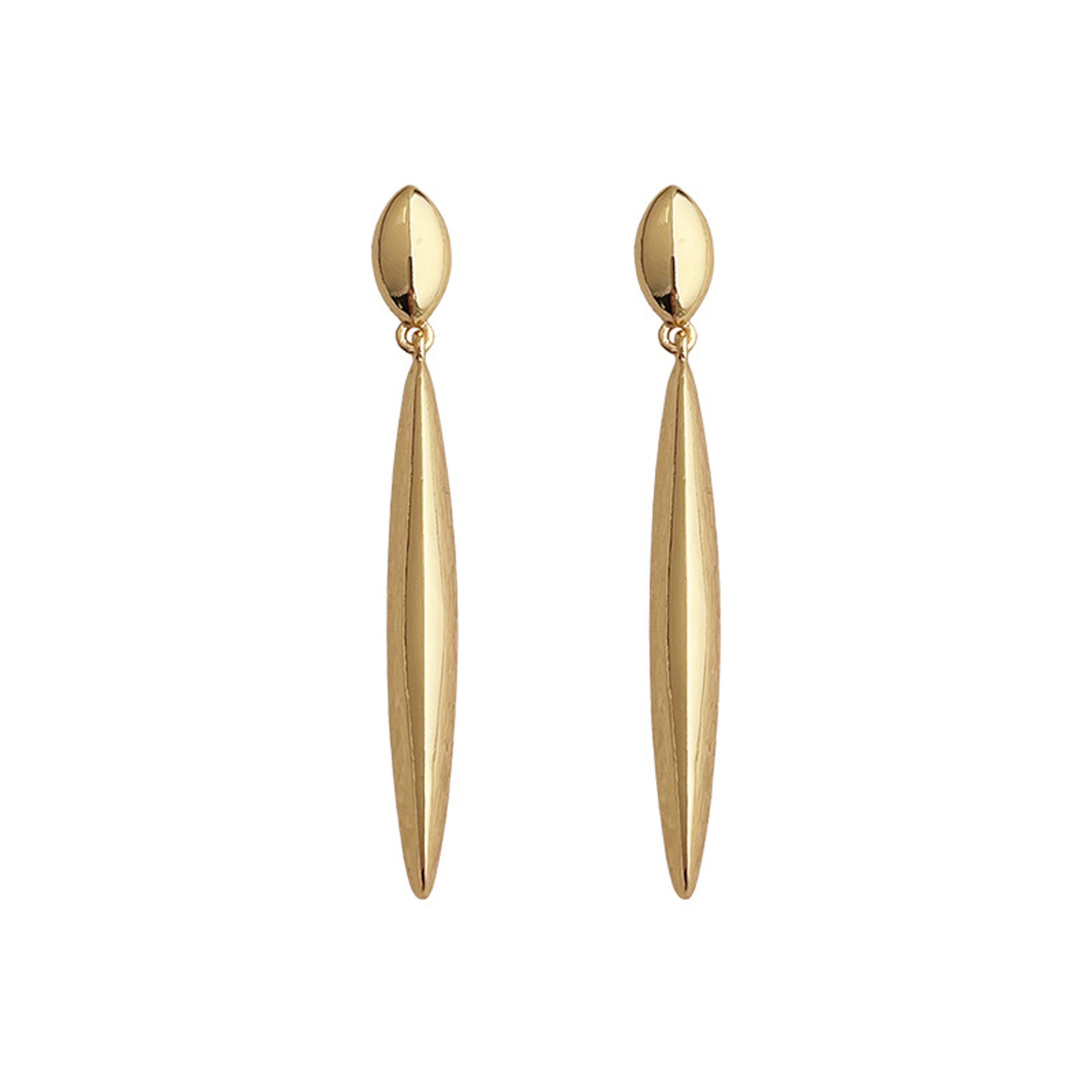 Vintage Gold Dangle Earrings For Women Waterdrop Geometric Statement Jewelry 6