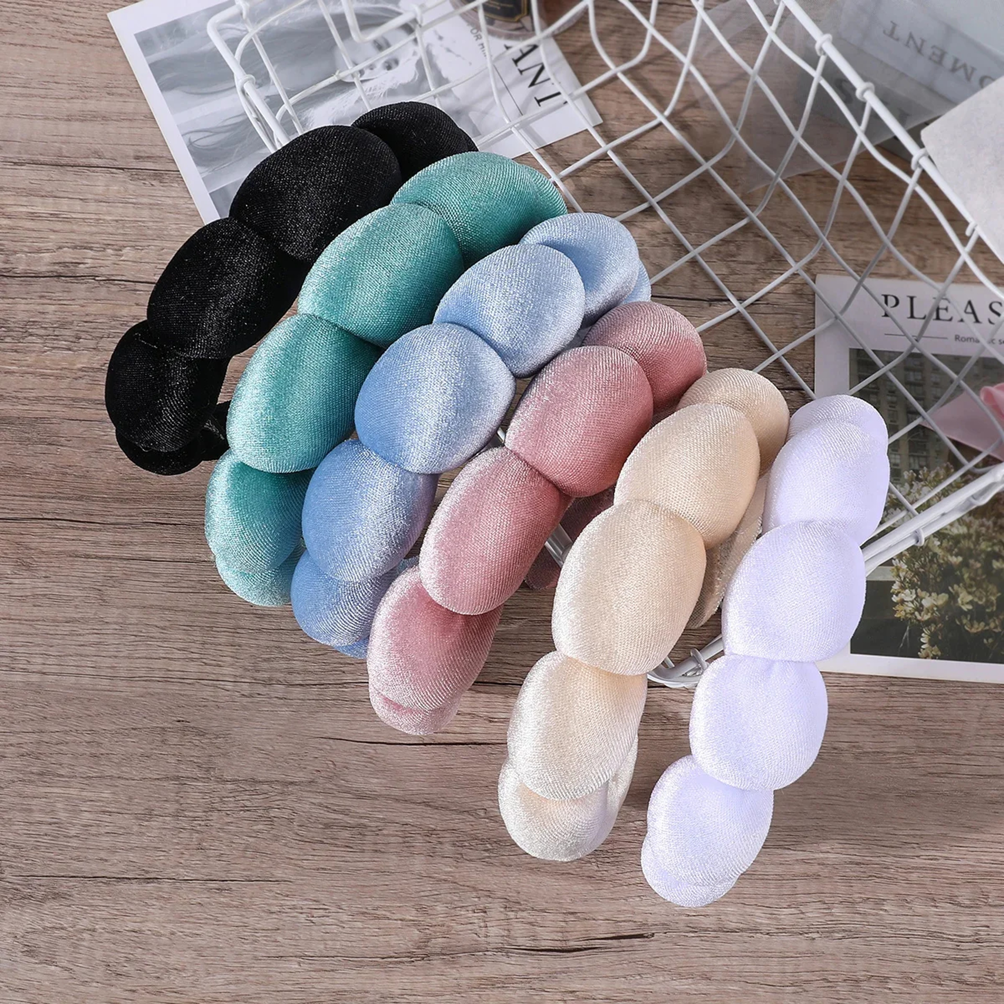 Soft Terry Spa Headband For Women Puffy Makeup Headband For Skincare Face Wash  Yoga 1