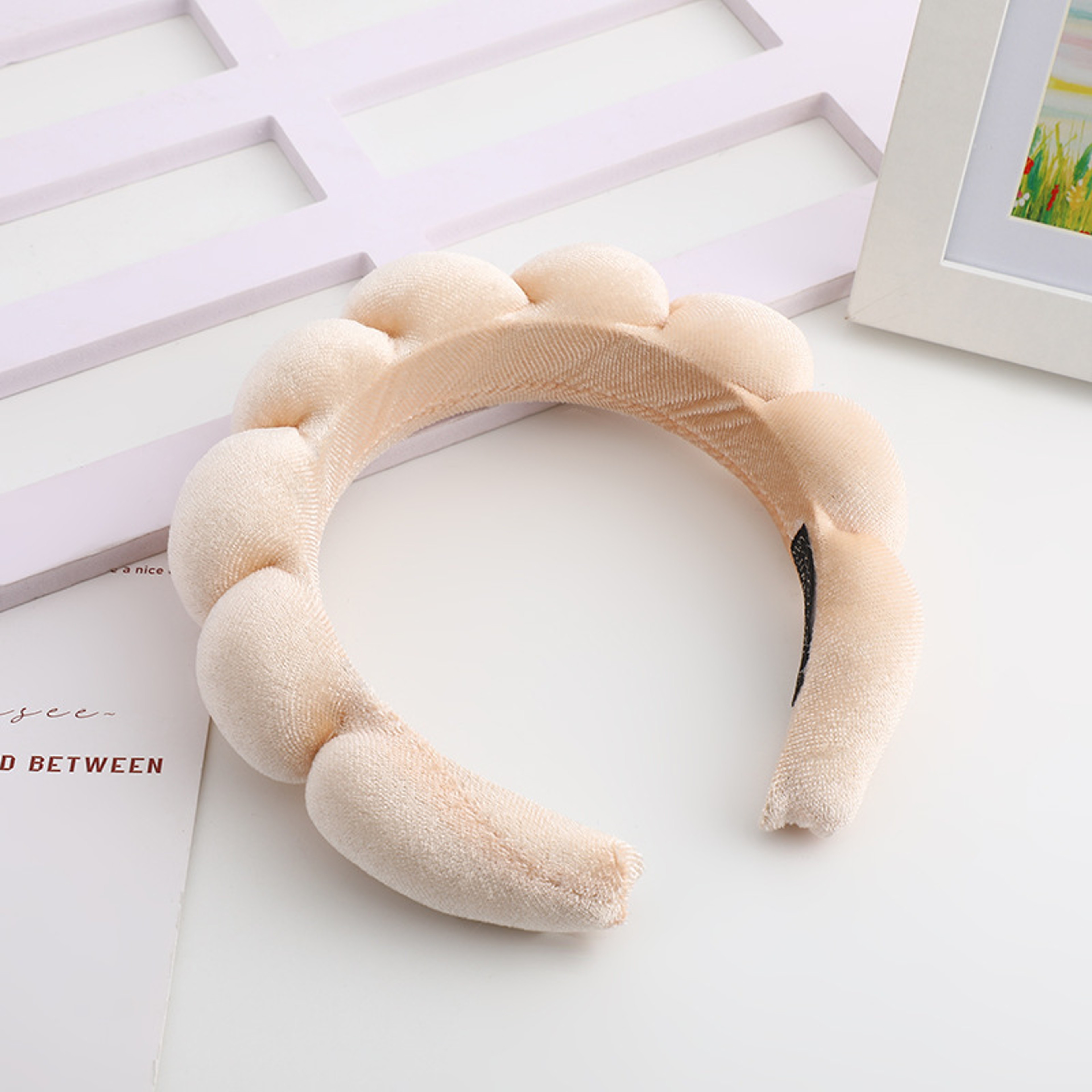 Soft Terry Spa Headband For Women Puffy Makeup Headband For Skincare Face Wash  Yoga 11
