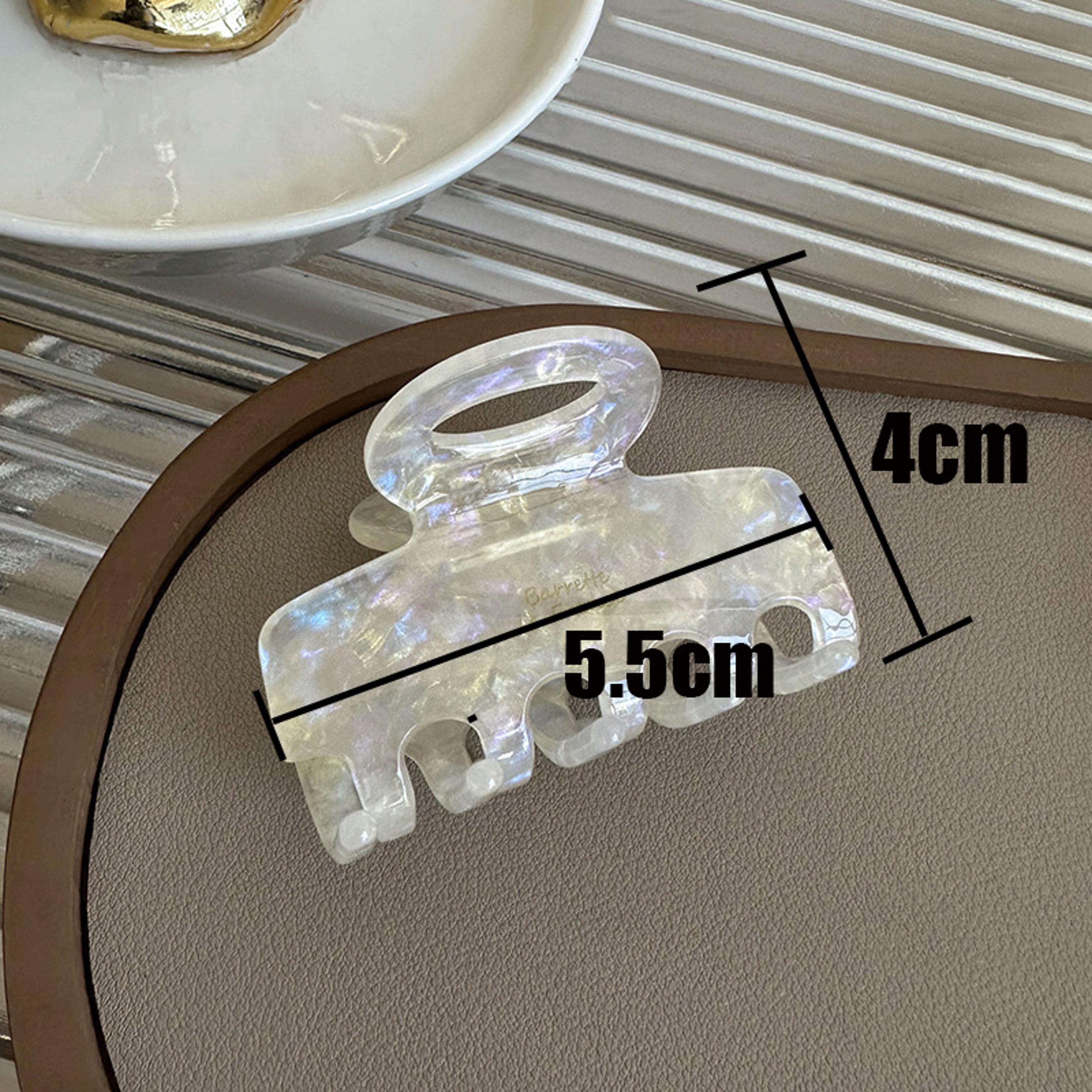 Acetate Hair Claw Clip for Women Elegant Hair Crab Clip – view 6