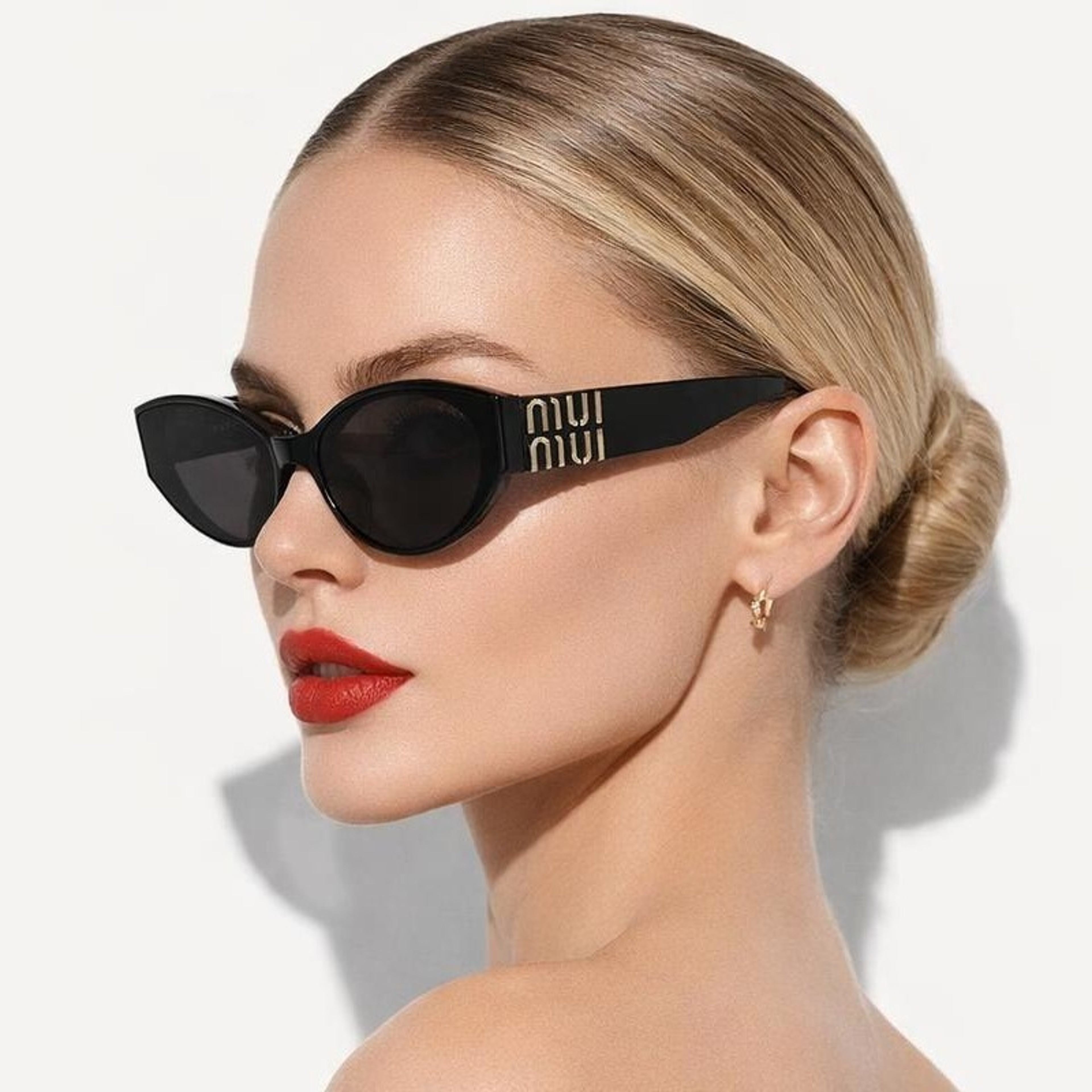 Luxury Oval Sunglasses With UV Protection Minimalist Gradient Lens Sunglasses For Men  Women 0
