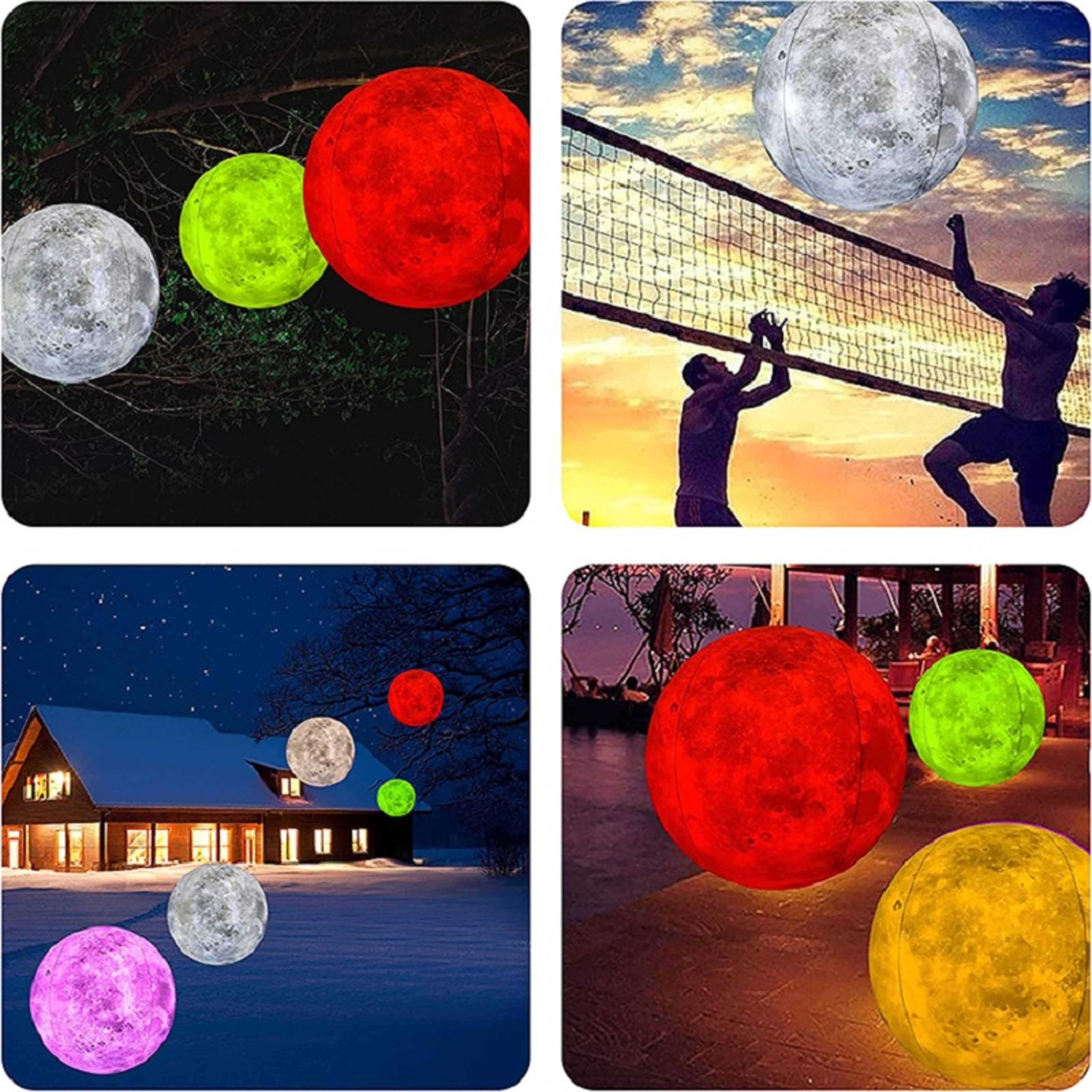 Floating Pool Light Inflatable Moon Ball with Remote for Pool, Garden & Outdoor Decor – view 4