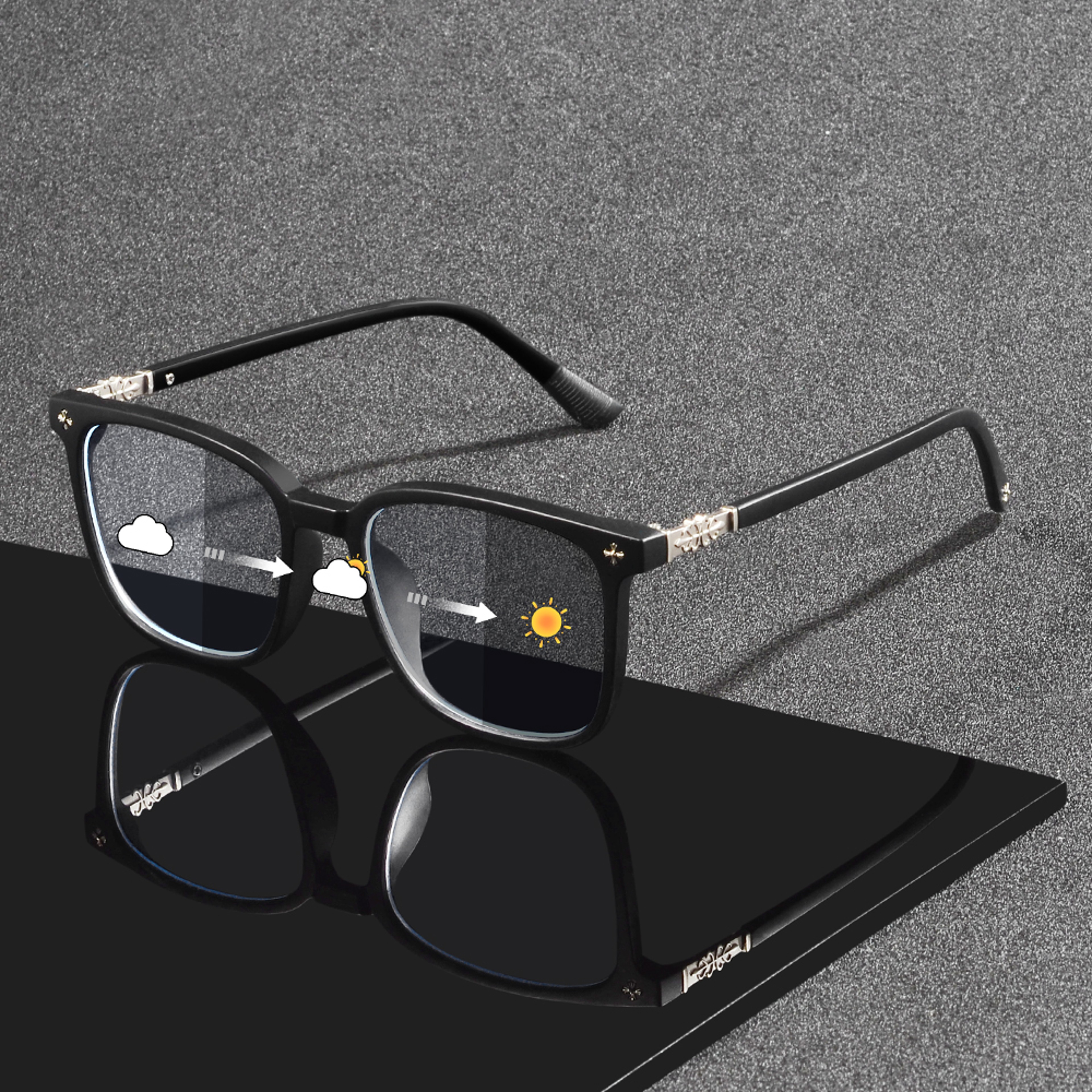 Photochromic Sunglasses With UV Protection  Blue Light Blocking For Driving And Outdoor Wear 6