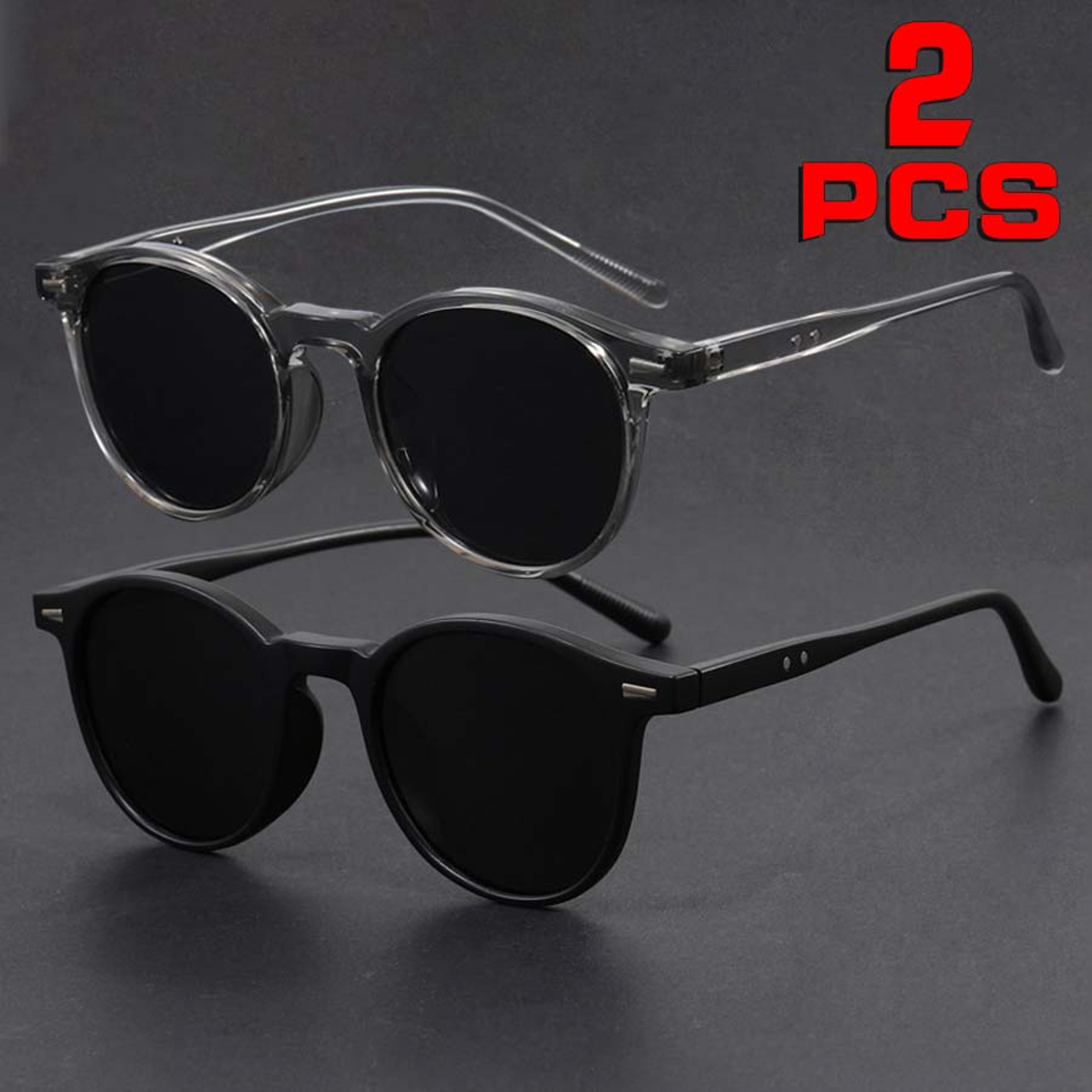 Round Frame Glasses For Small Faces Retro Unisex Festival Sunglasses 5